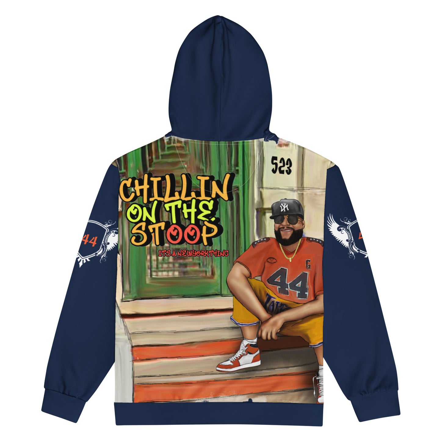Chillinonthestoop Special Edition 1yr Anniversary Unisex Zip Hoodie