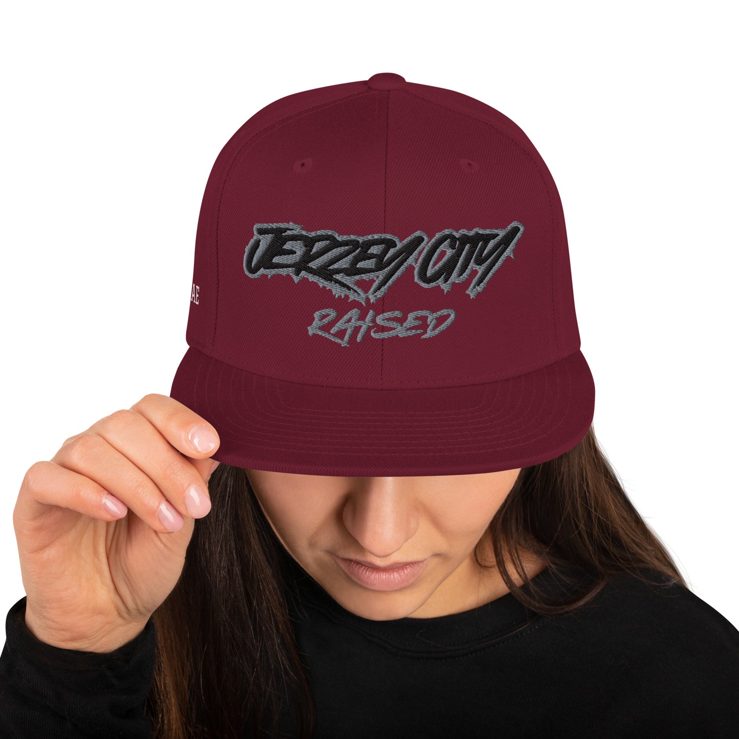 Jerzey City Raised Snapback Hat