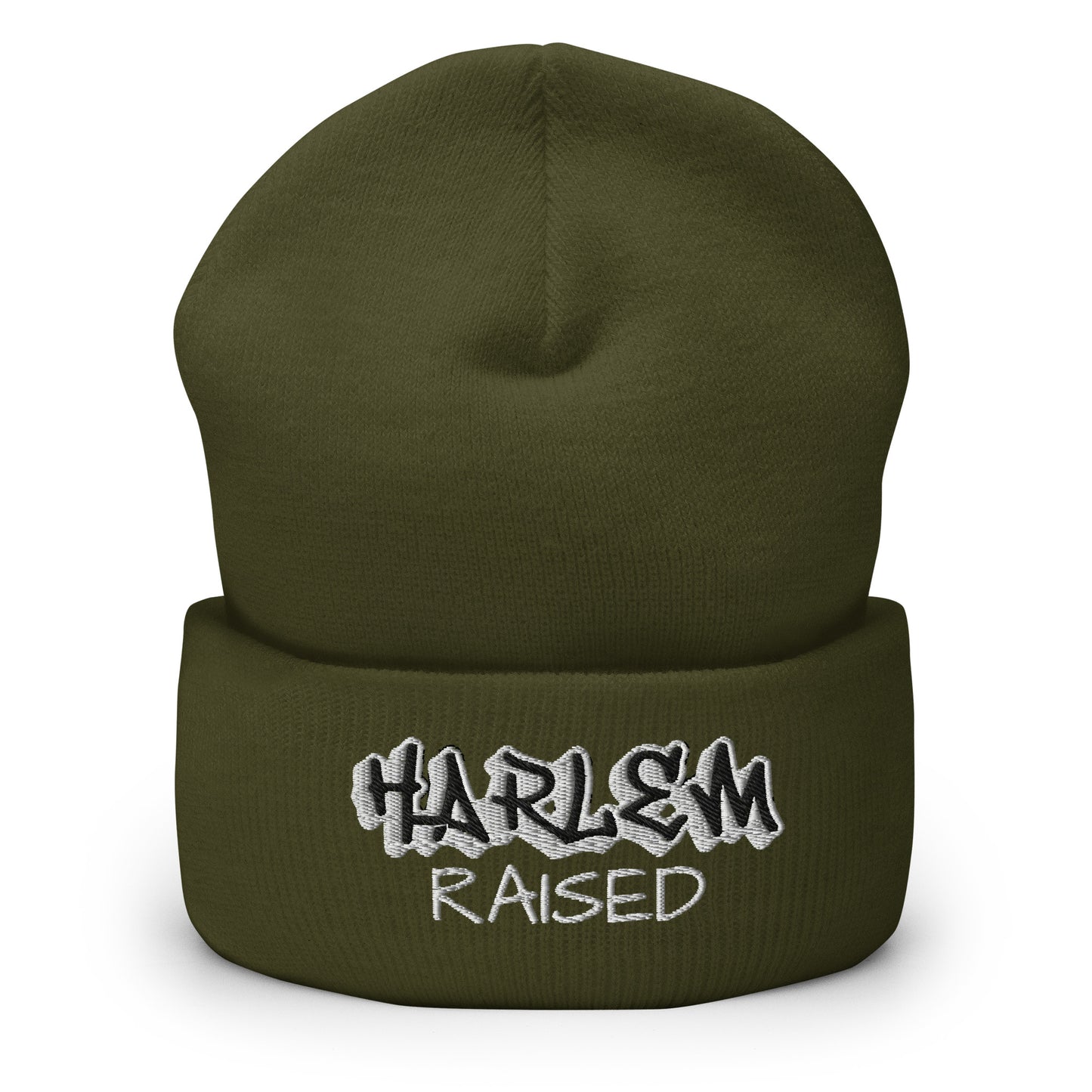 HARLEM Raised Cuffed Beanie