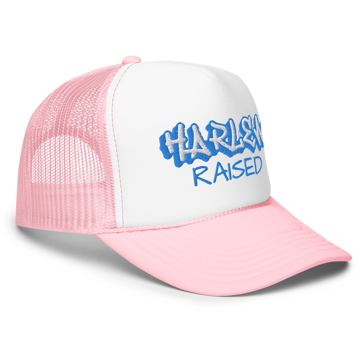 JAZRAE Harlem Raised Stitched Foam trucker hat