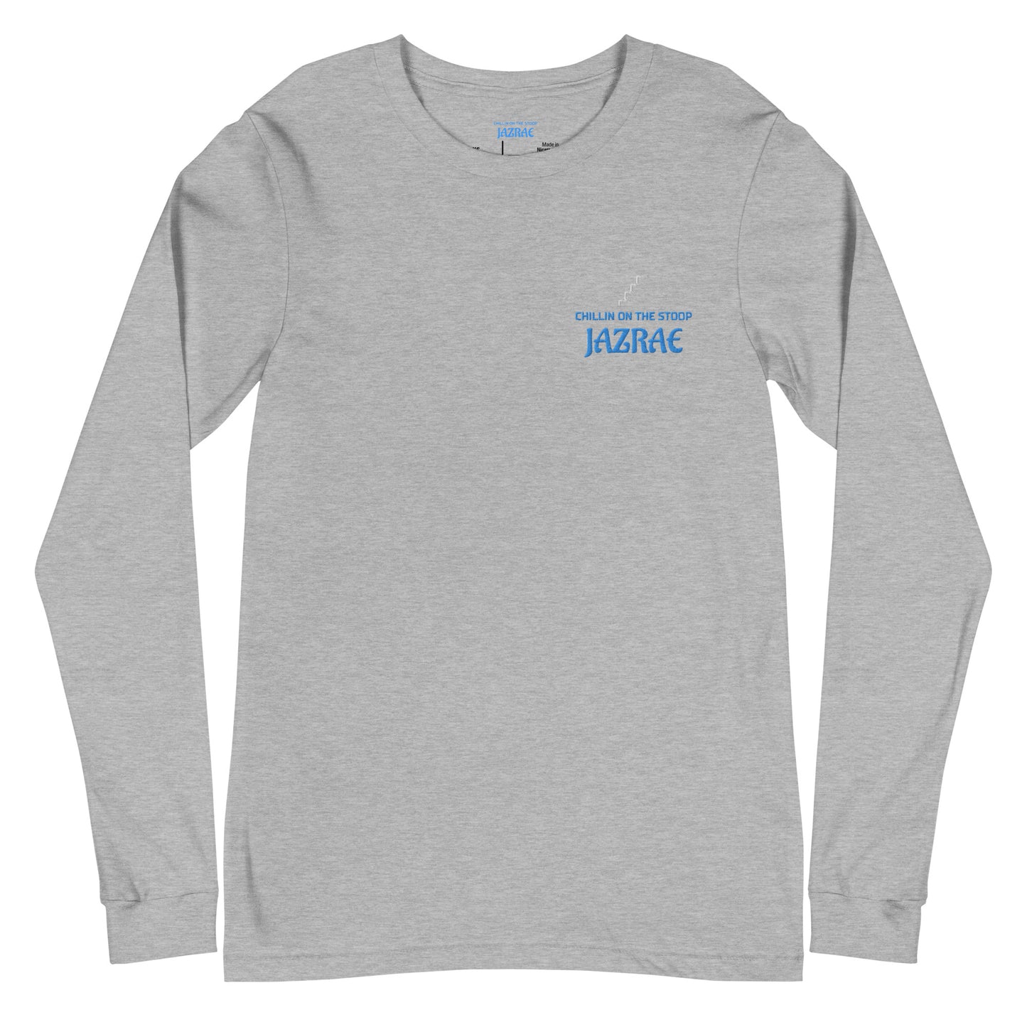 CHILLIN ON THE STOOP Stitched Unisex Long Sleeve Tee