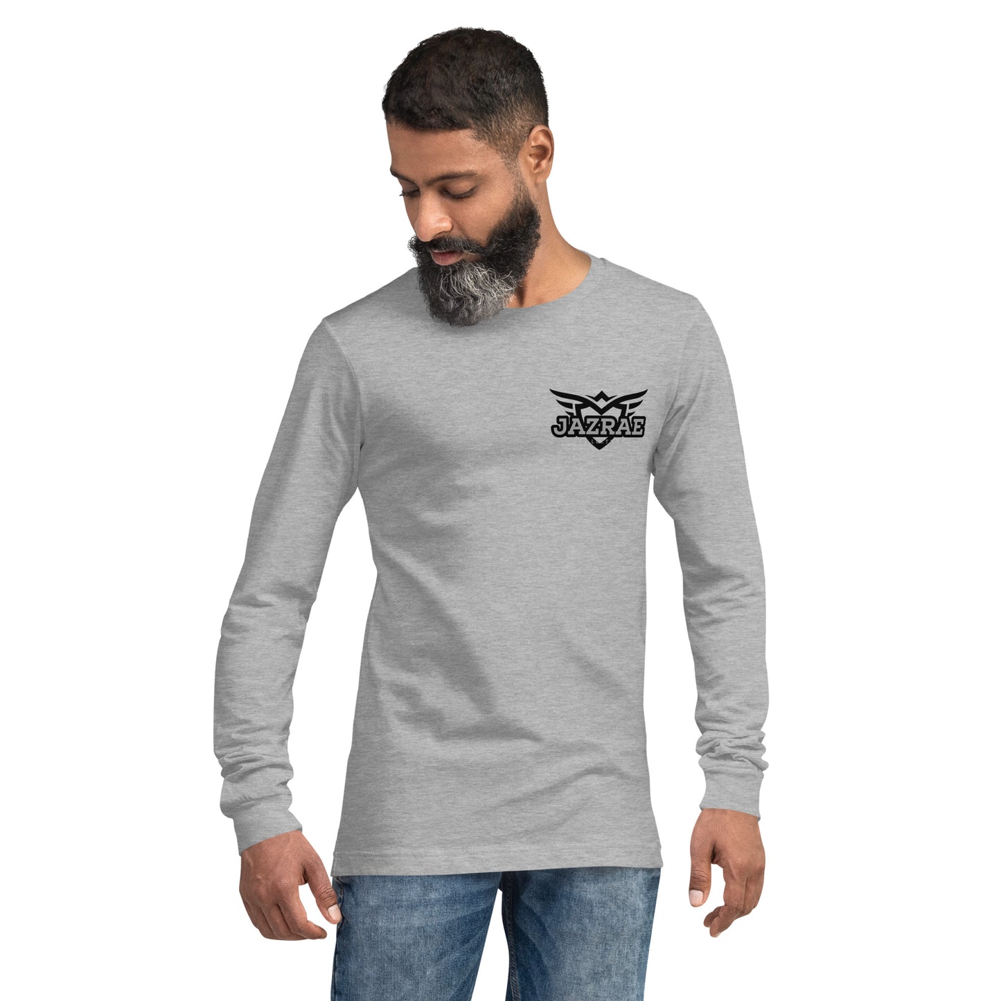JAZRAE logo Unisex Long Sleeve Tee