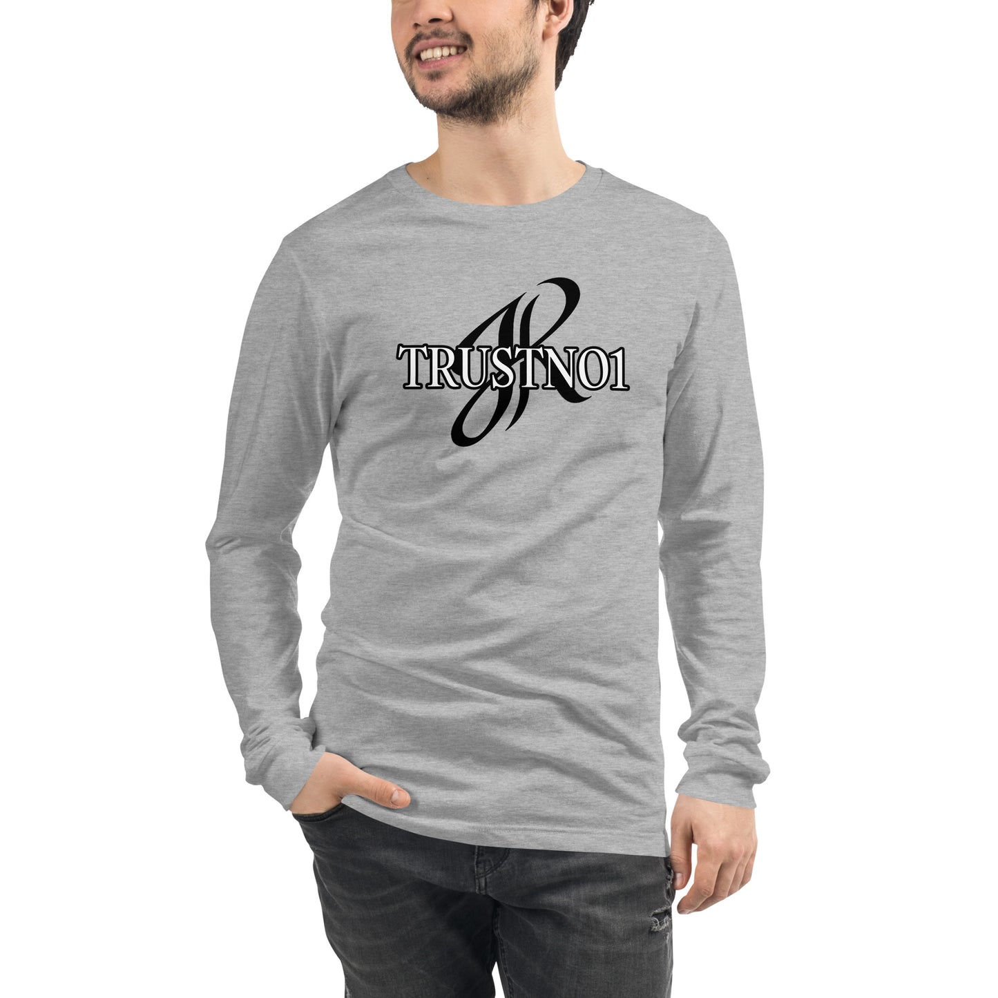 JAZRAE TRUSTNO1 Unisex Long Sleeve Tee