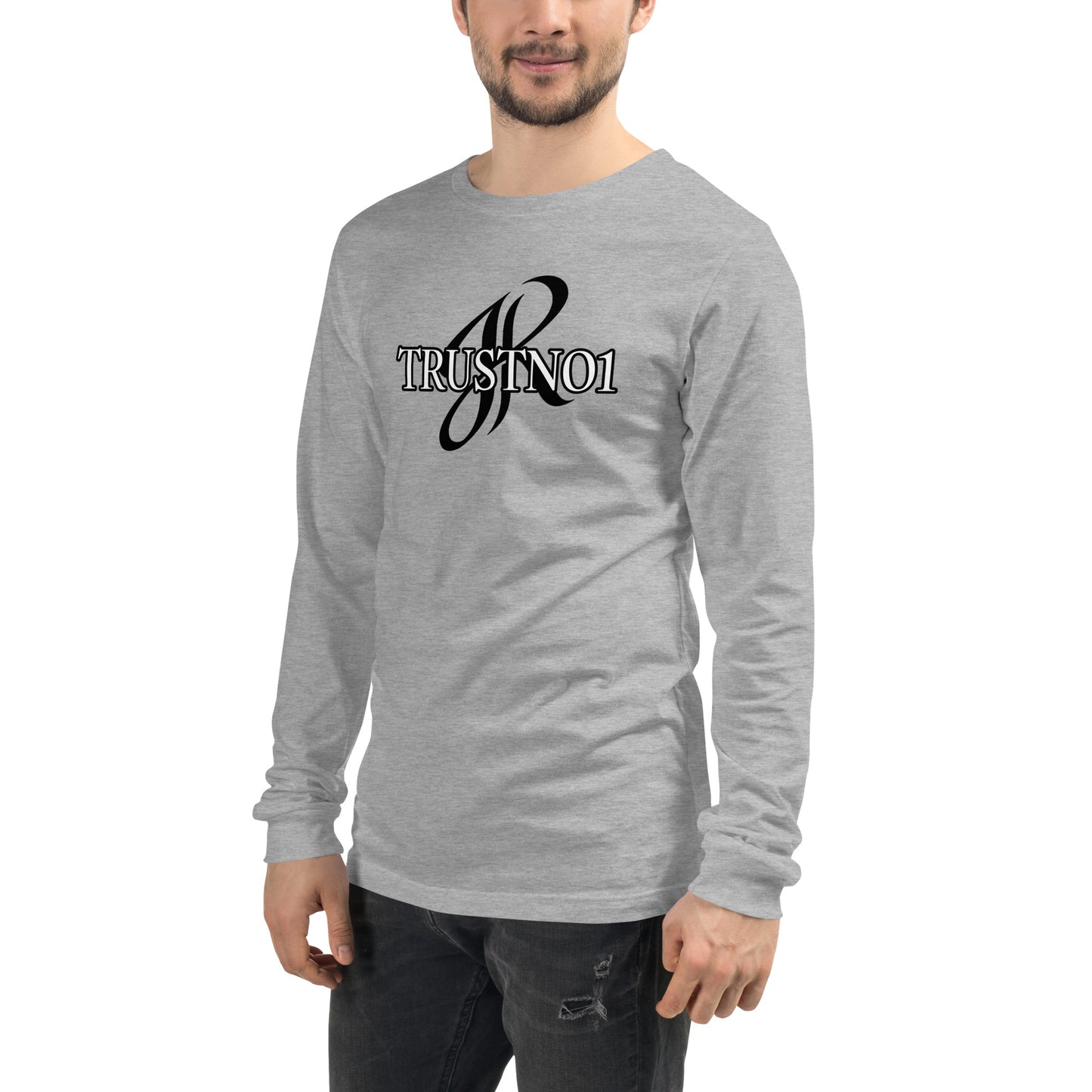 JAZRAE TRUSTNO1 Unisex Long Sleeve Tee