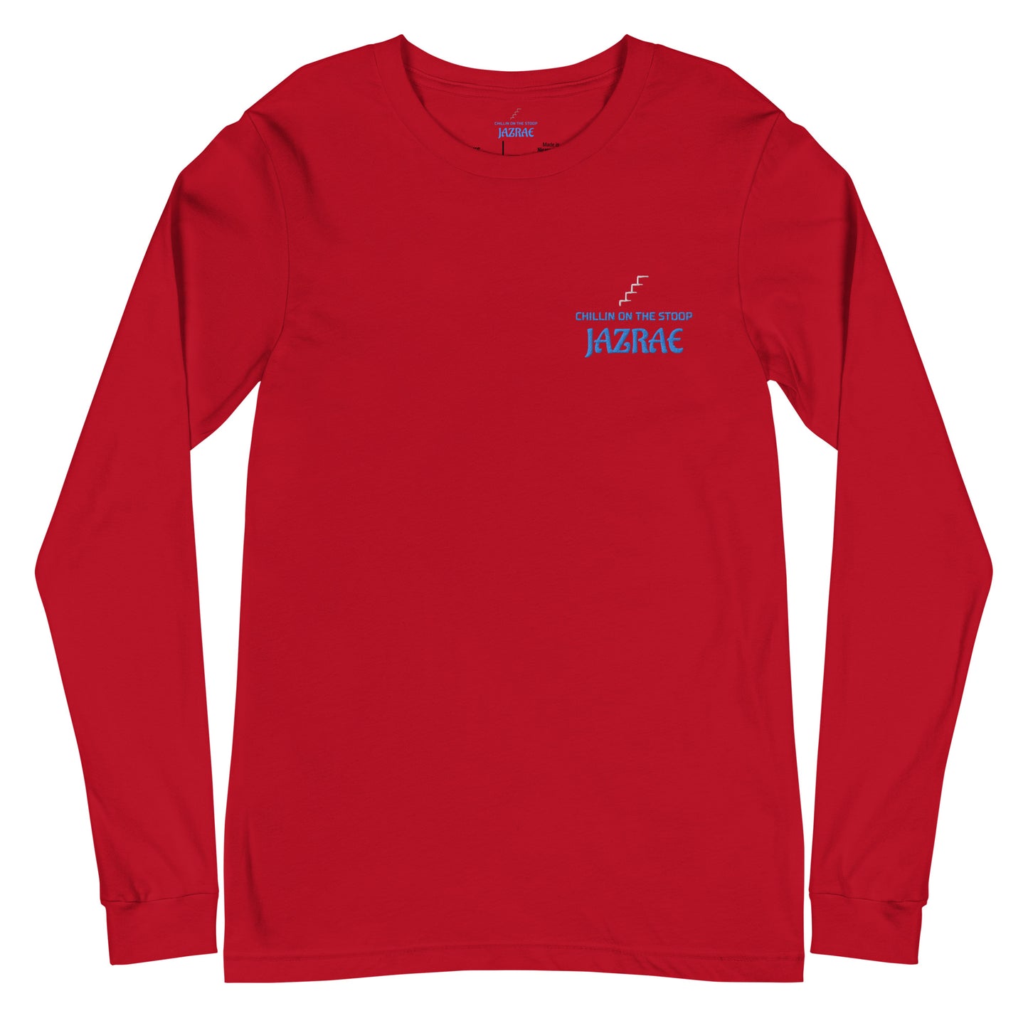 CHILLIN ON THE STOOP Stitched Unisex Long Sleeve Tee