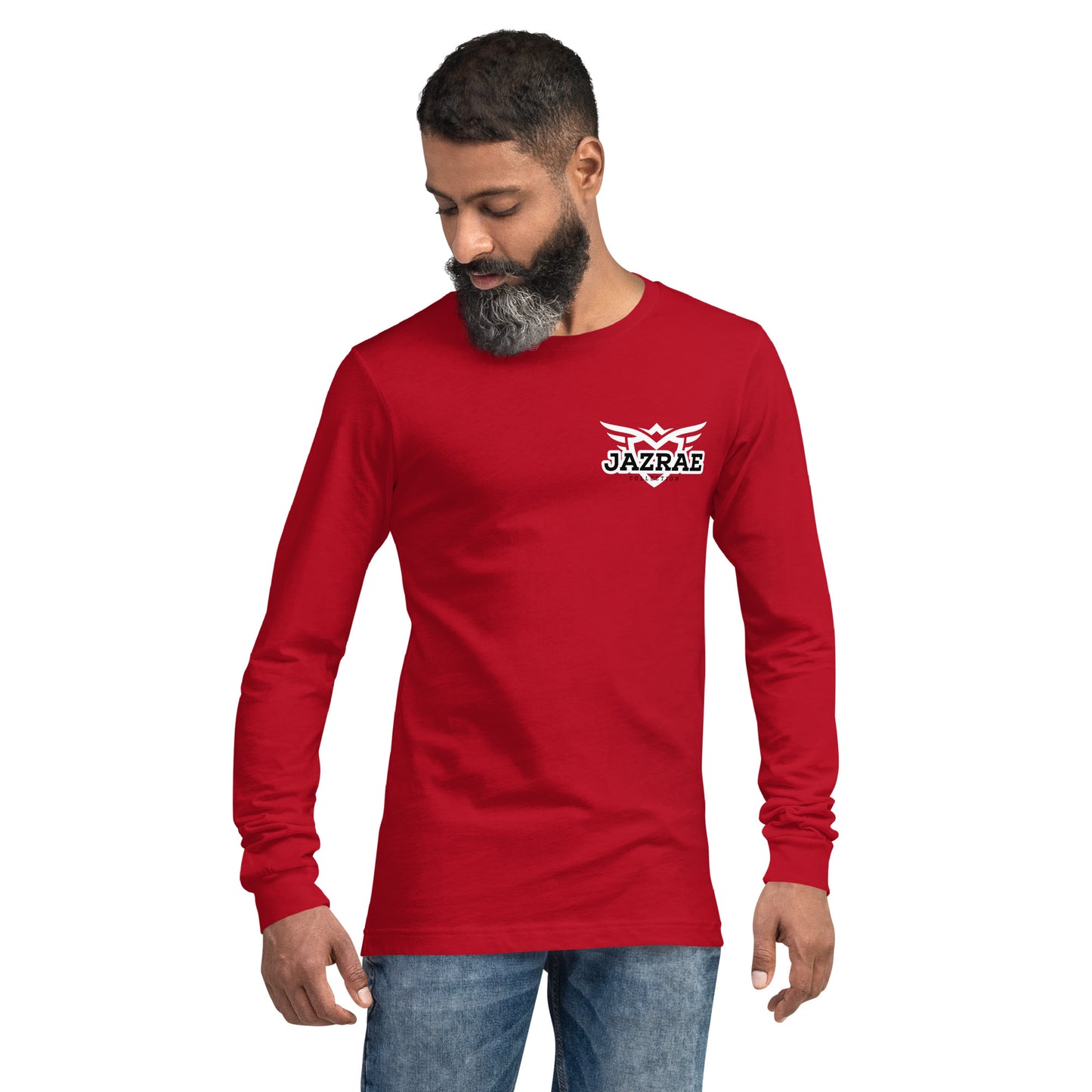 JAZRAE logo Unisex Long Sleeve Tee