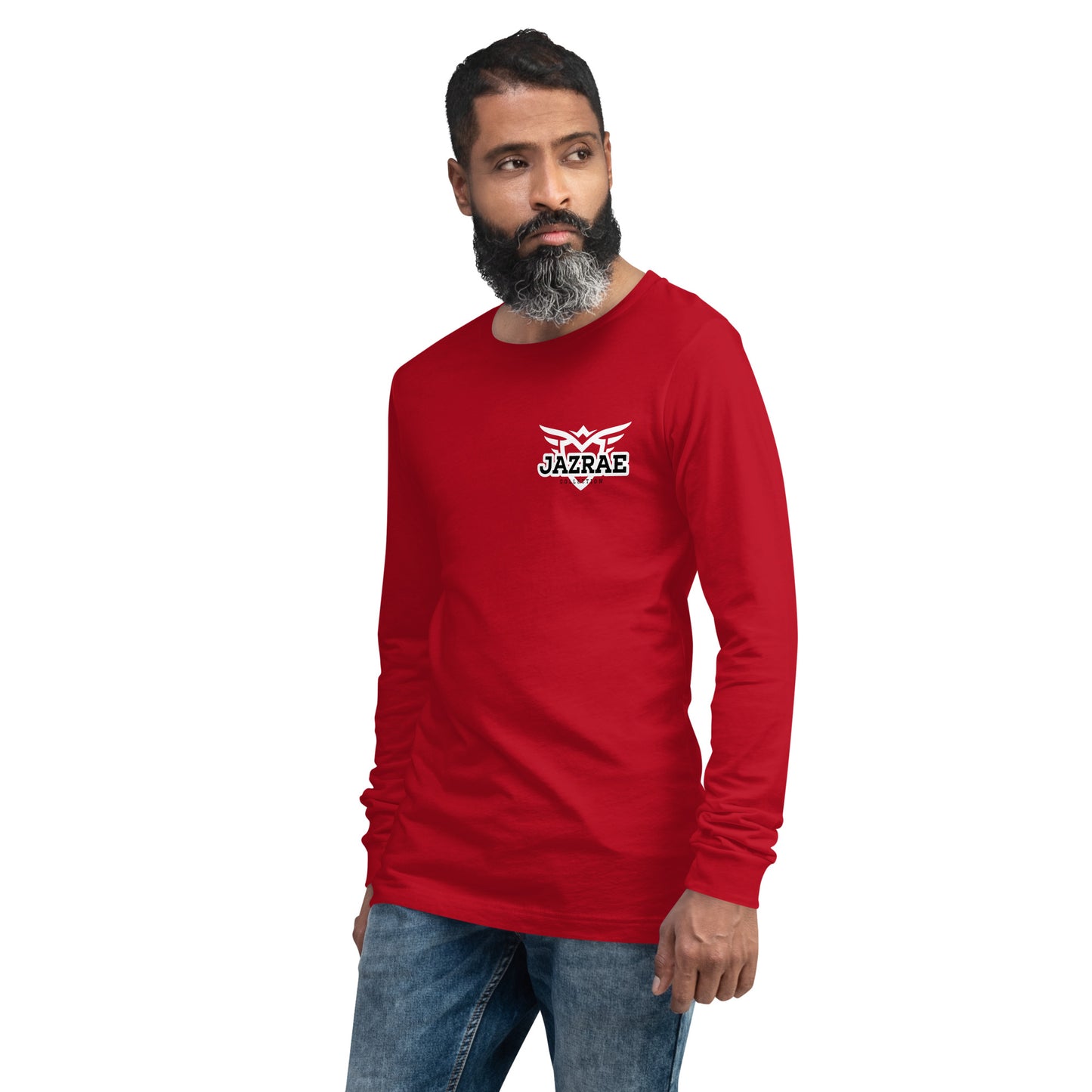 JAZRAE logo Unisex Long Sleeve Tee