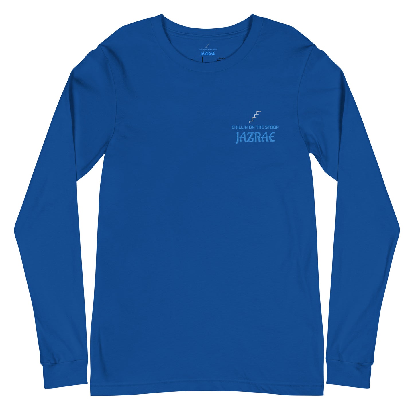 CHILLIN ON THE STOOP Stitched Unisex Long Sleeve Tee