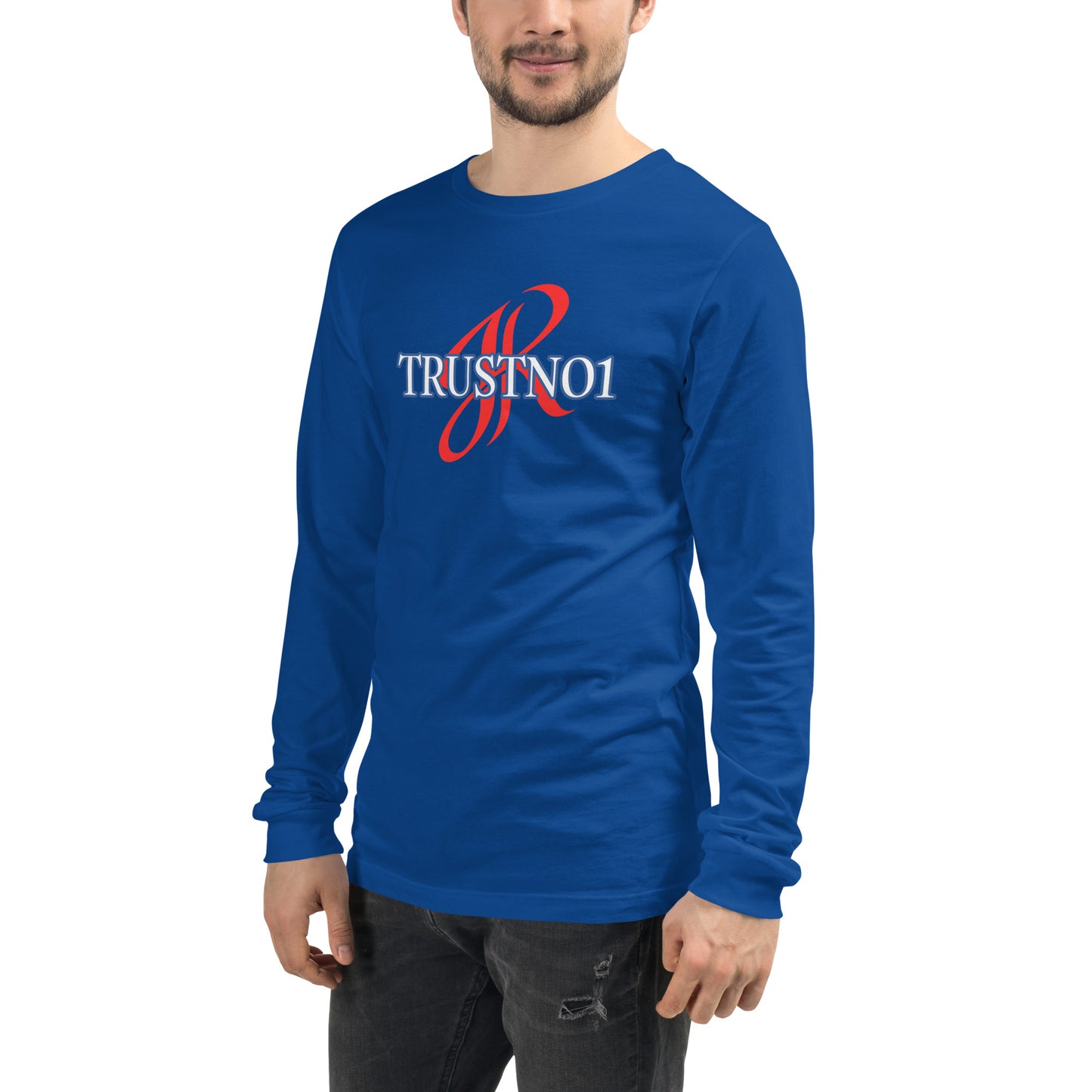 JAZRAE TRUSTNO1 Unisex Long Sleeve Tee
