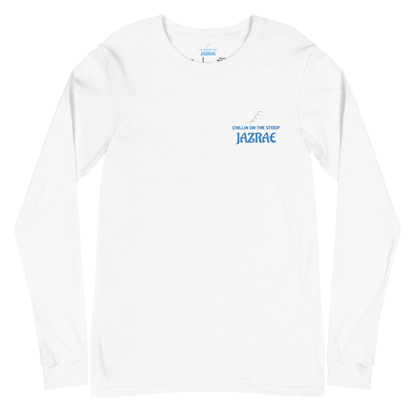 CHILLIN ON THE STOOP Stitched Unisex Long Sleeve Tee