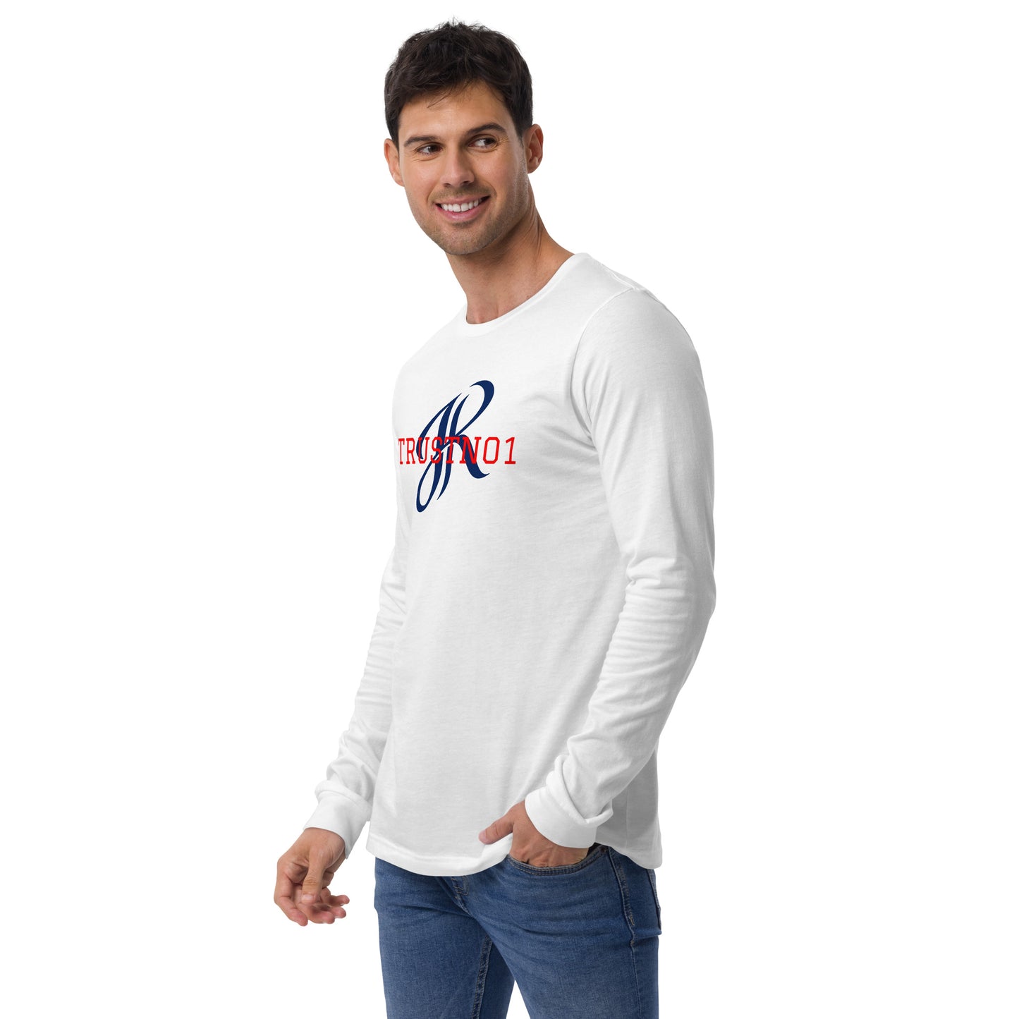 JAZRAE TRUSTNO1 Unisex Long Sleeve Tee