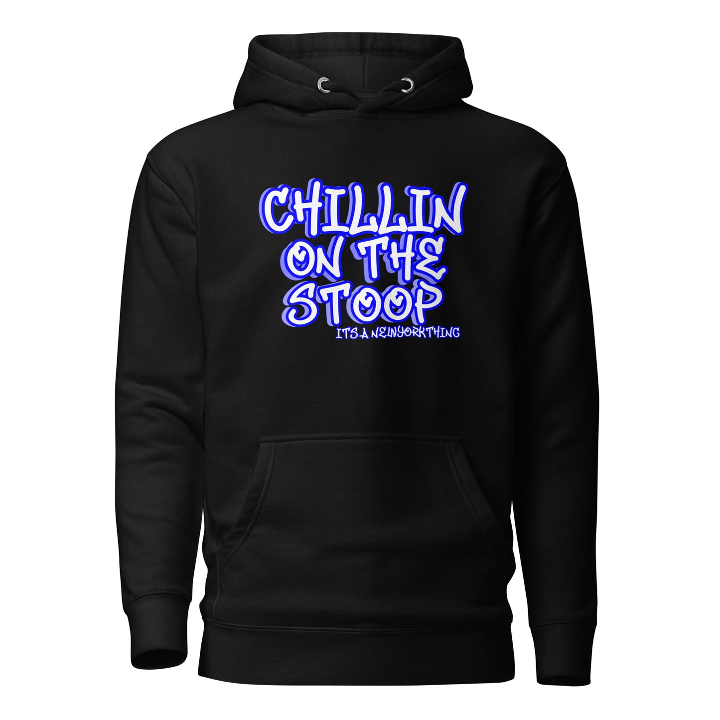 CHILLIN ON THE STOOP BLACK/GRAY Unisex Hoodie