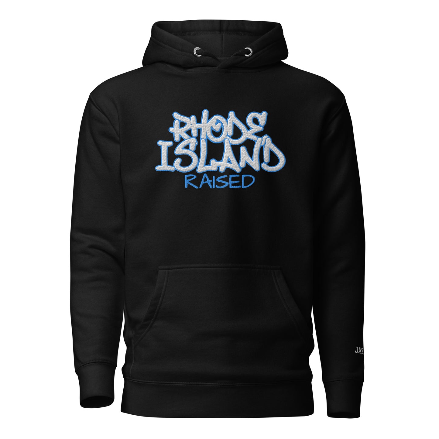 Rhode Island Raised Stitched Hoodie
