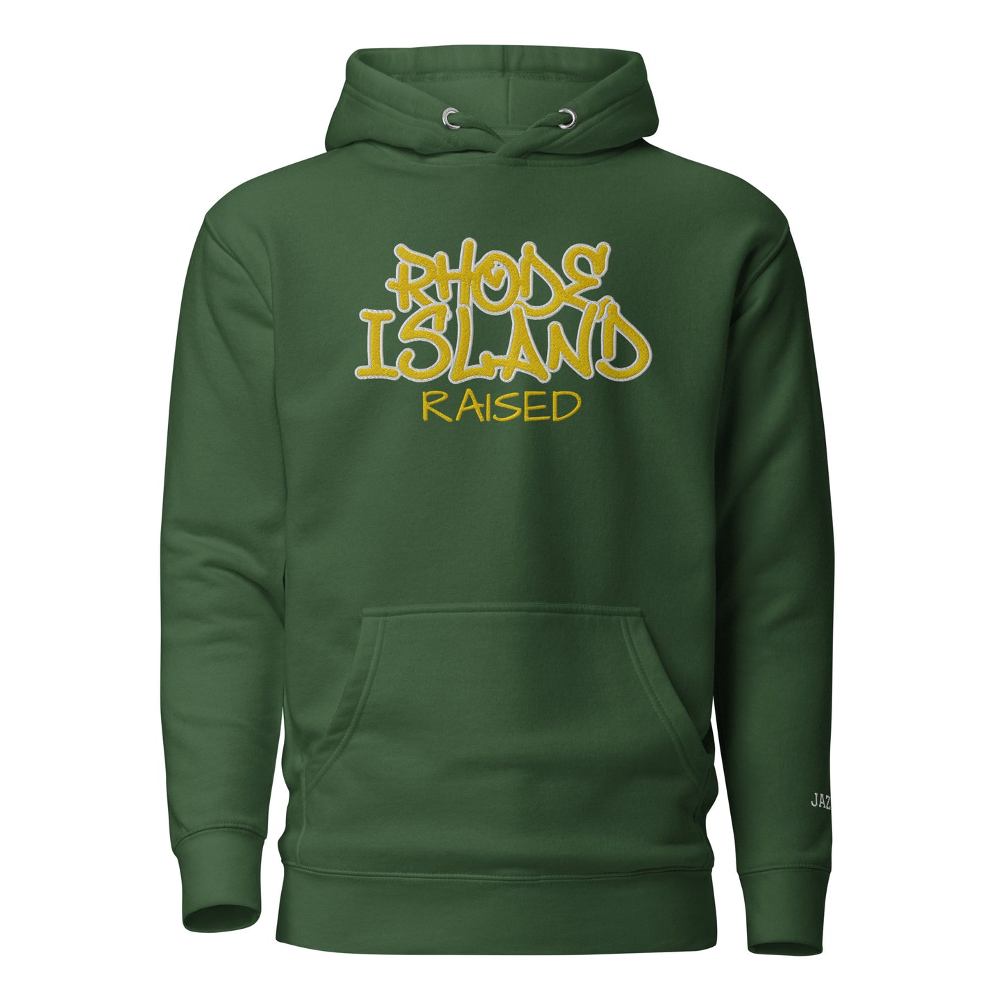 Rhode Island Raised Stitched Hoodie