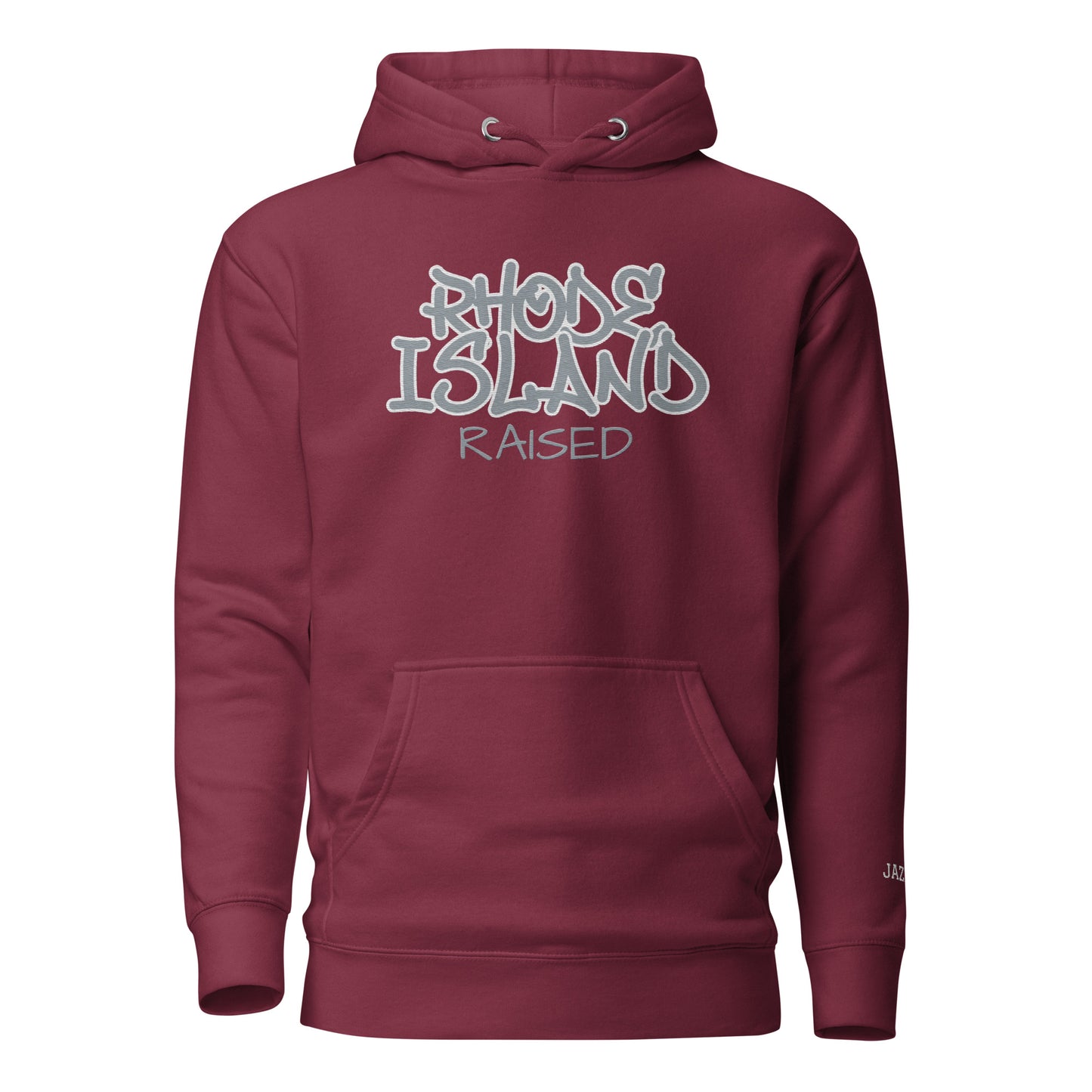 Rhode Island Raised Stitched Hoodie
