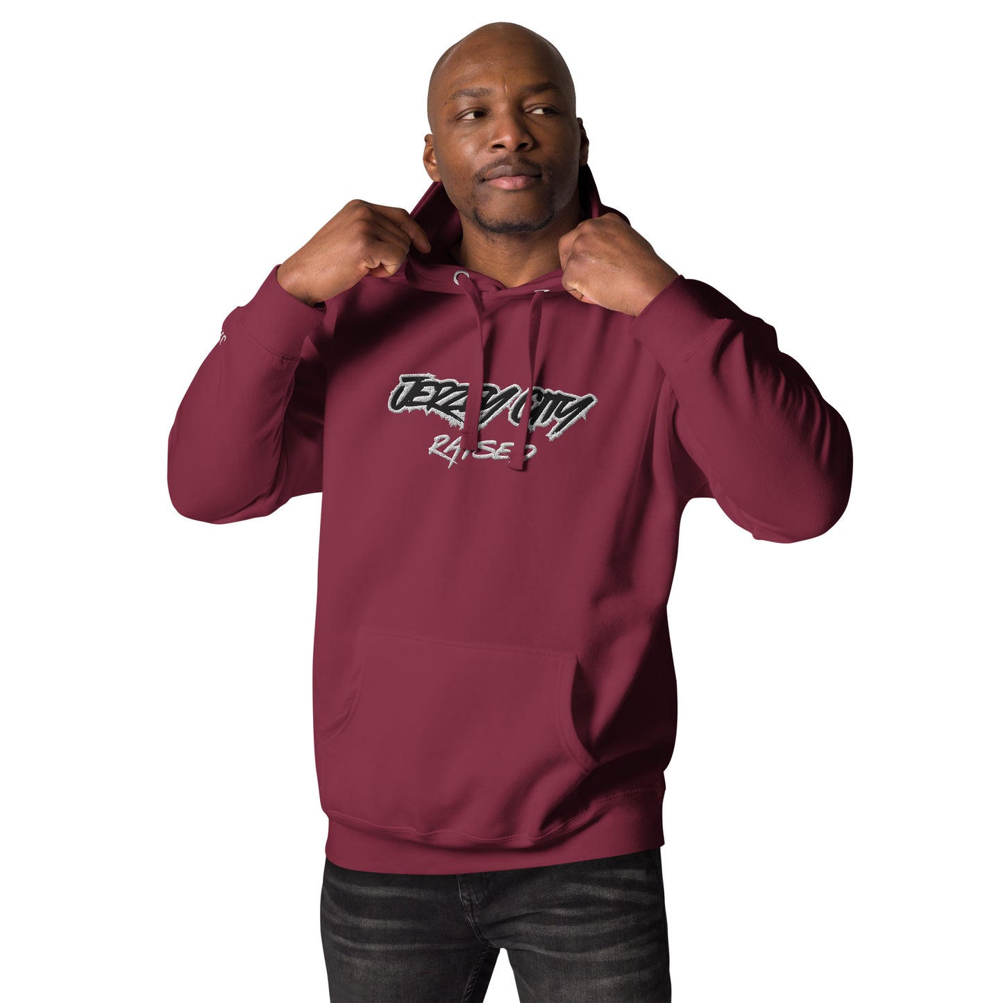 Jerzey City Raised Stitched Hoodie