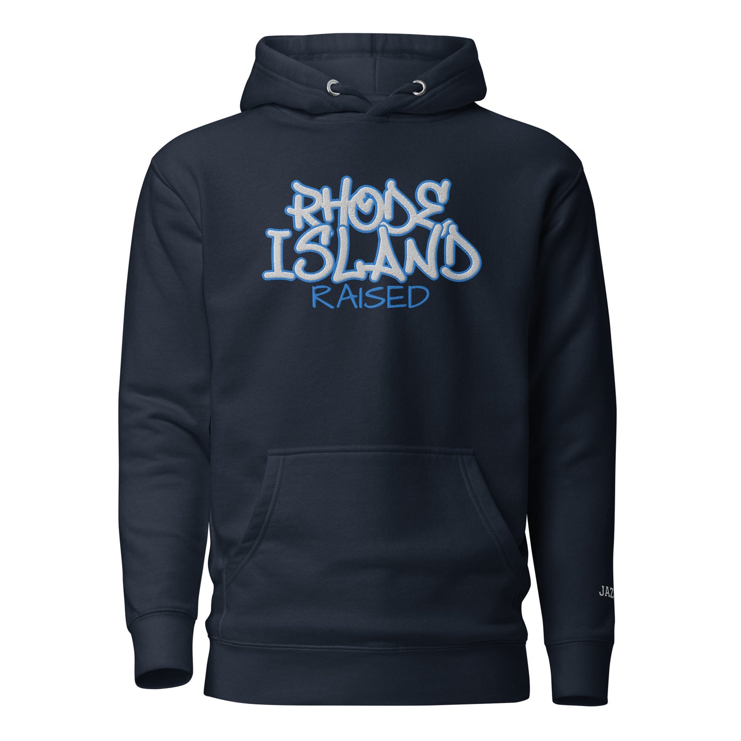 Rhode Island Raised Stitched Hoodie