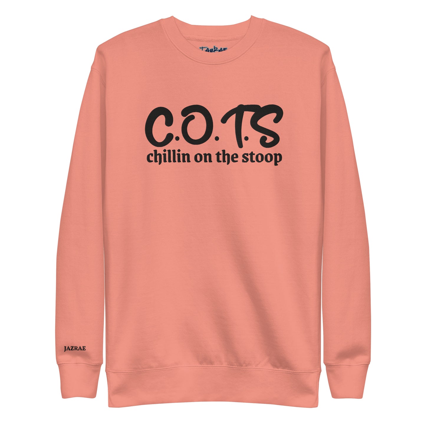 C.O.T.S CHILLIN ON THE STOOP Stitched Unisex Premium Sweatshirt