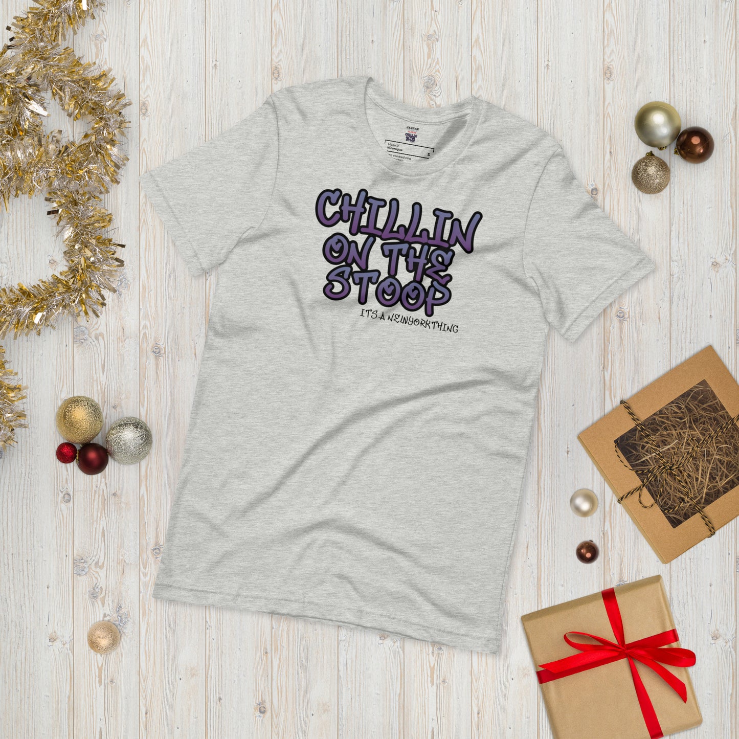 CHILLIN ON THE STOOP Unisex t-shirt