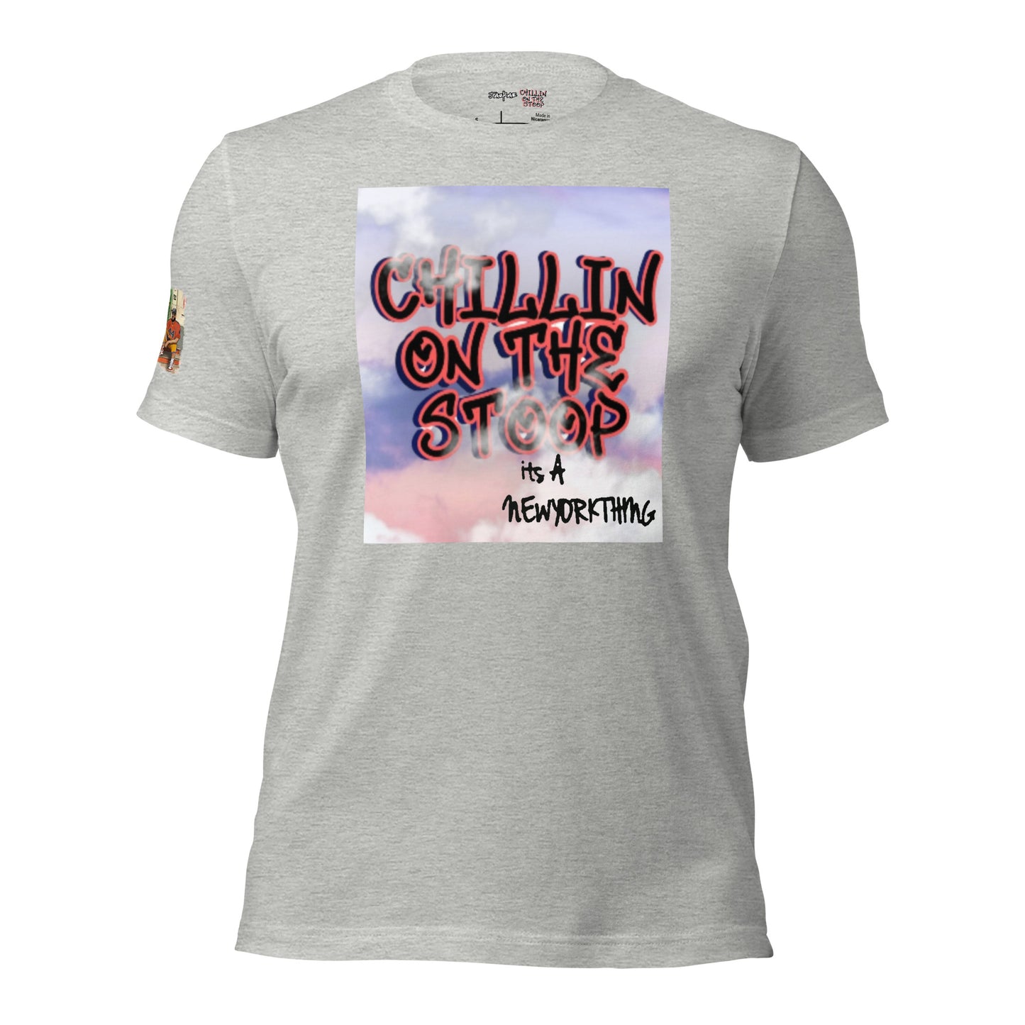 #44 CHILLIN ON THE STOOP sky is the limit Unisex t-shirt
