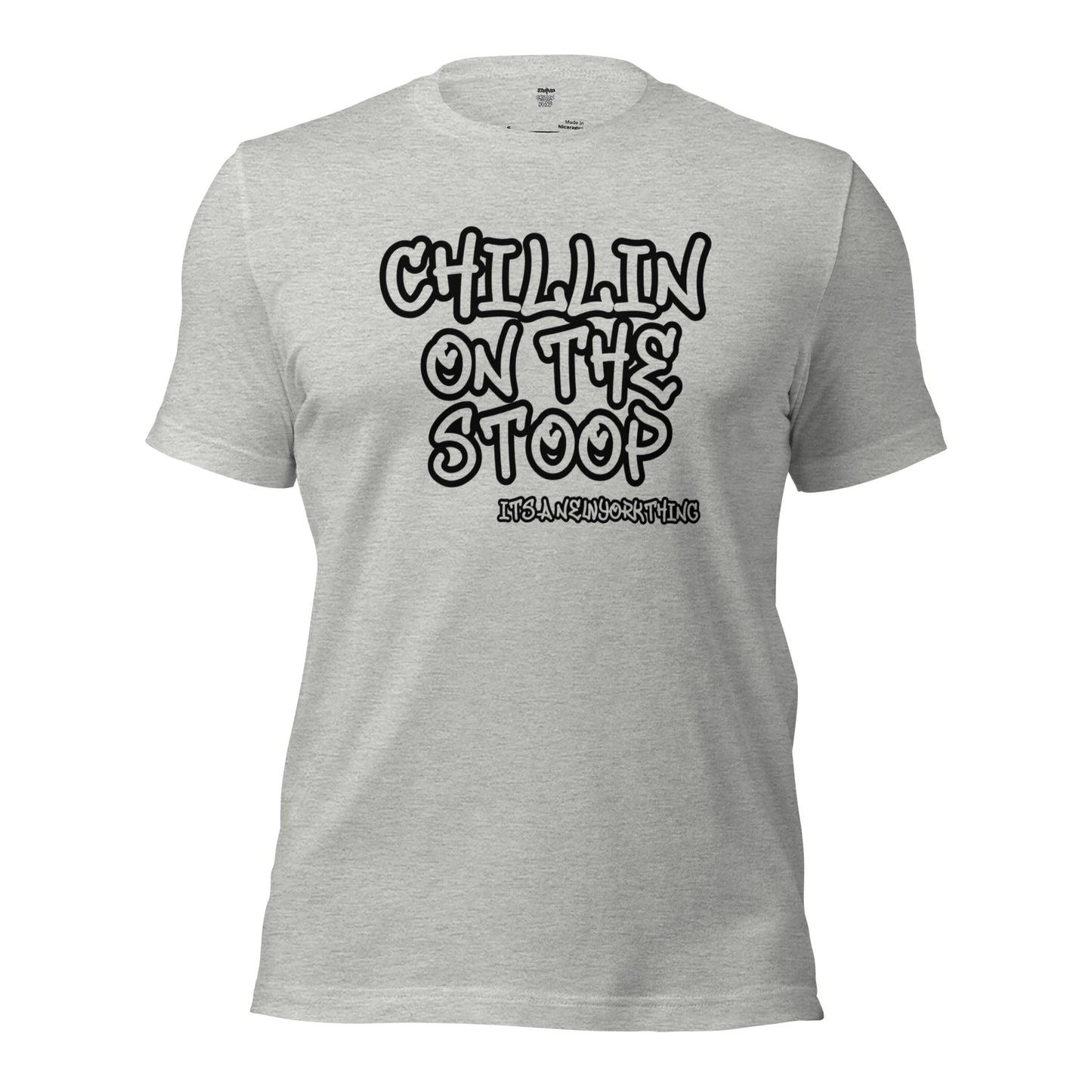 #1 CHILLIN ON THE STOOP Unisex t-shirt in different colors