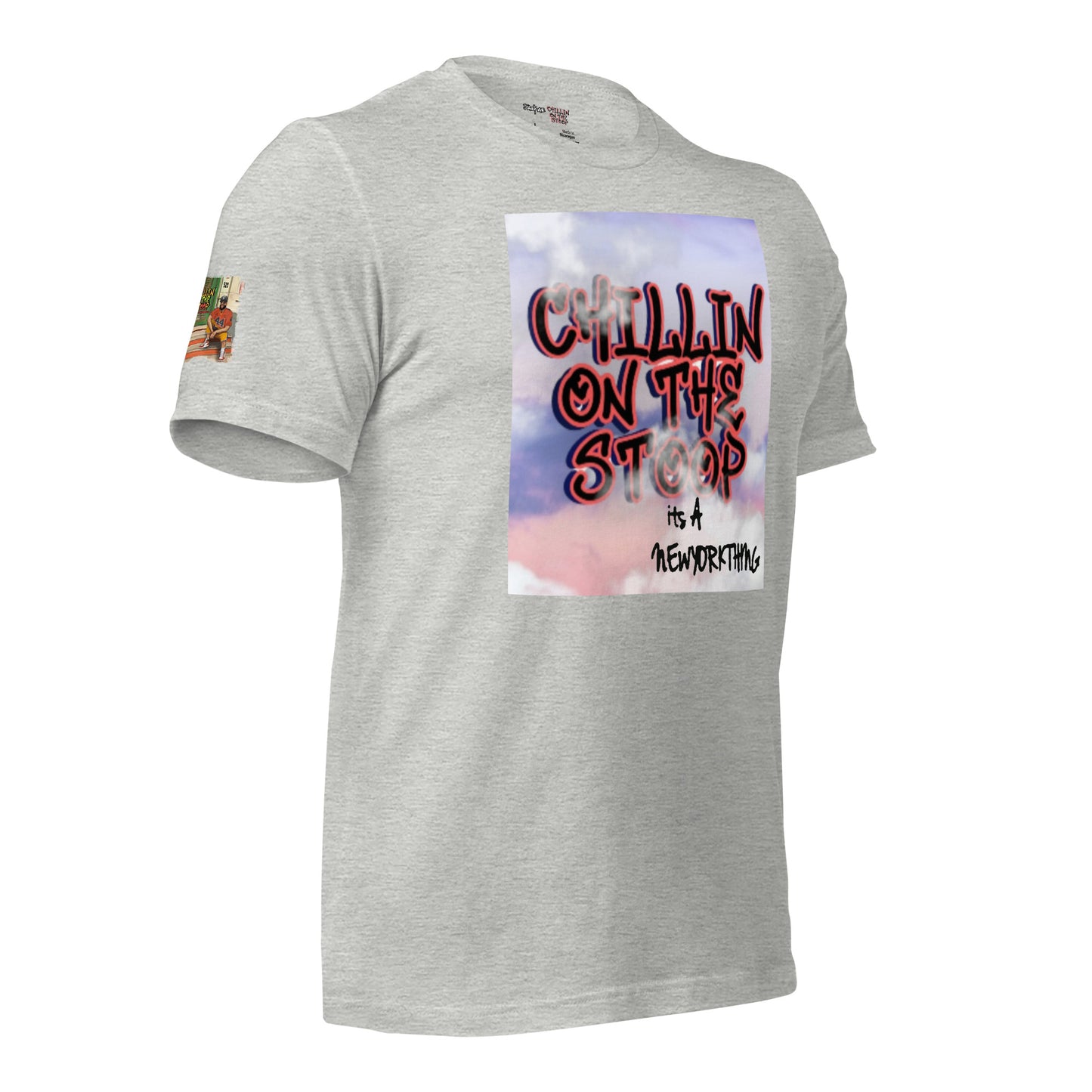 #44 CHILLIN ON THE STOOP sky is the limit Unisex t-shirt