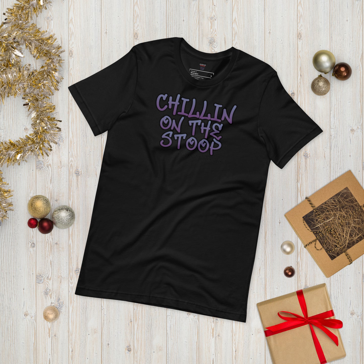 CHILLIN ON THE STOOP Unisex t-shirt