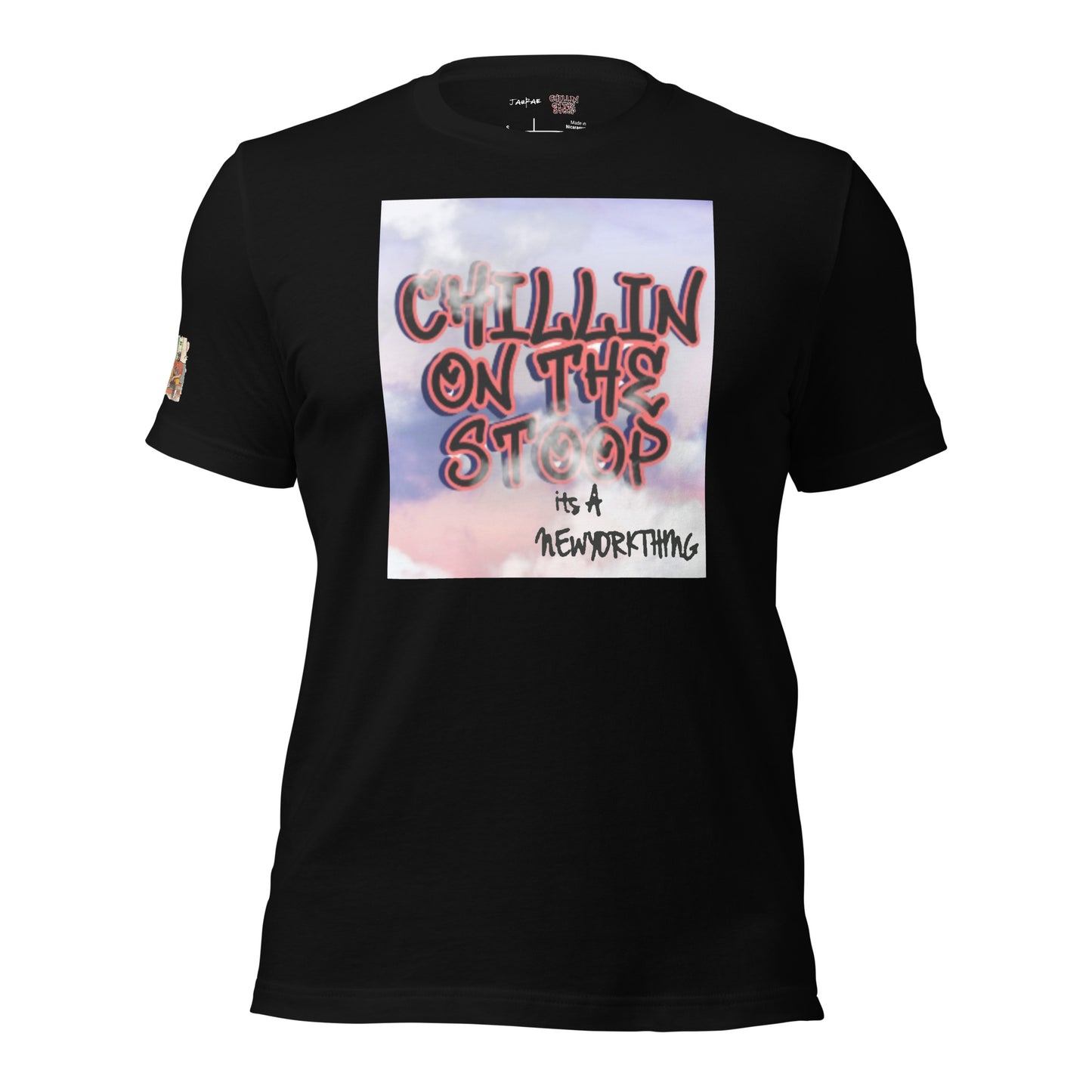 #44 CHILLIN ON THE STOOP sky is the limit Unisex t-shirt