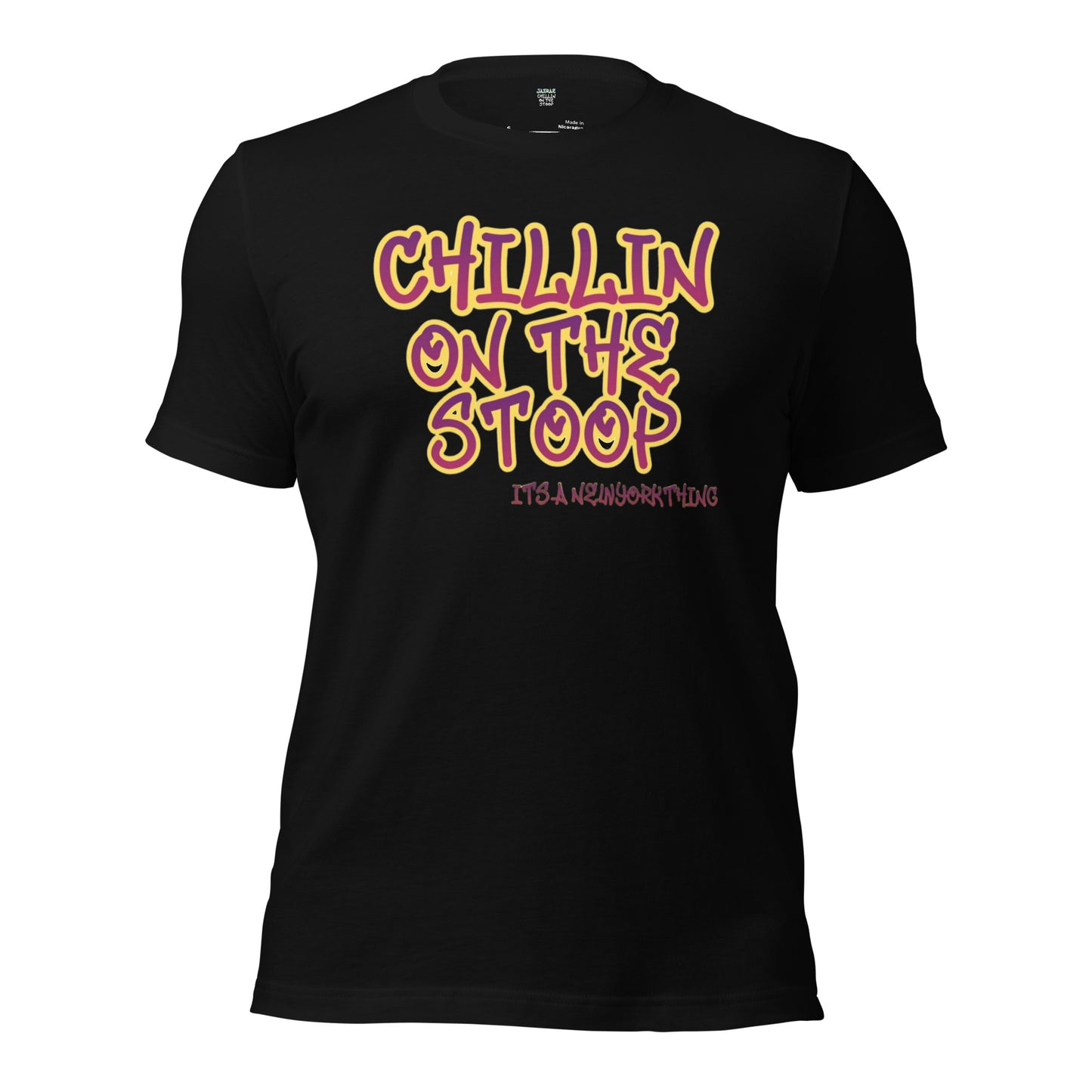 CHILLIN ON THE STOOP Unisex t-shirt