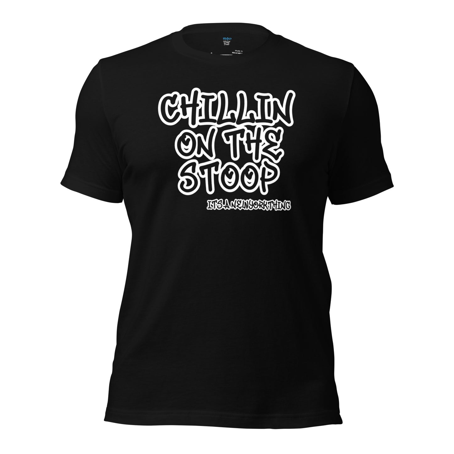 #1 CHILLIN ON THE STOOP Unisex t-shirt in different colors