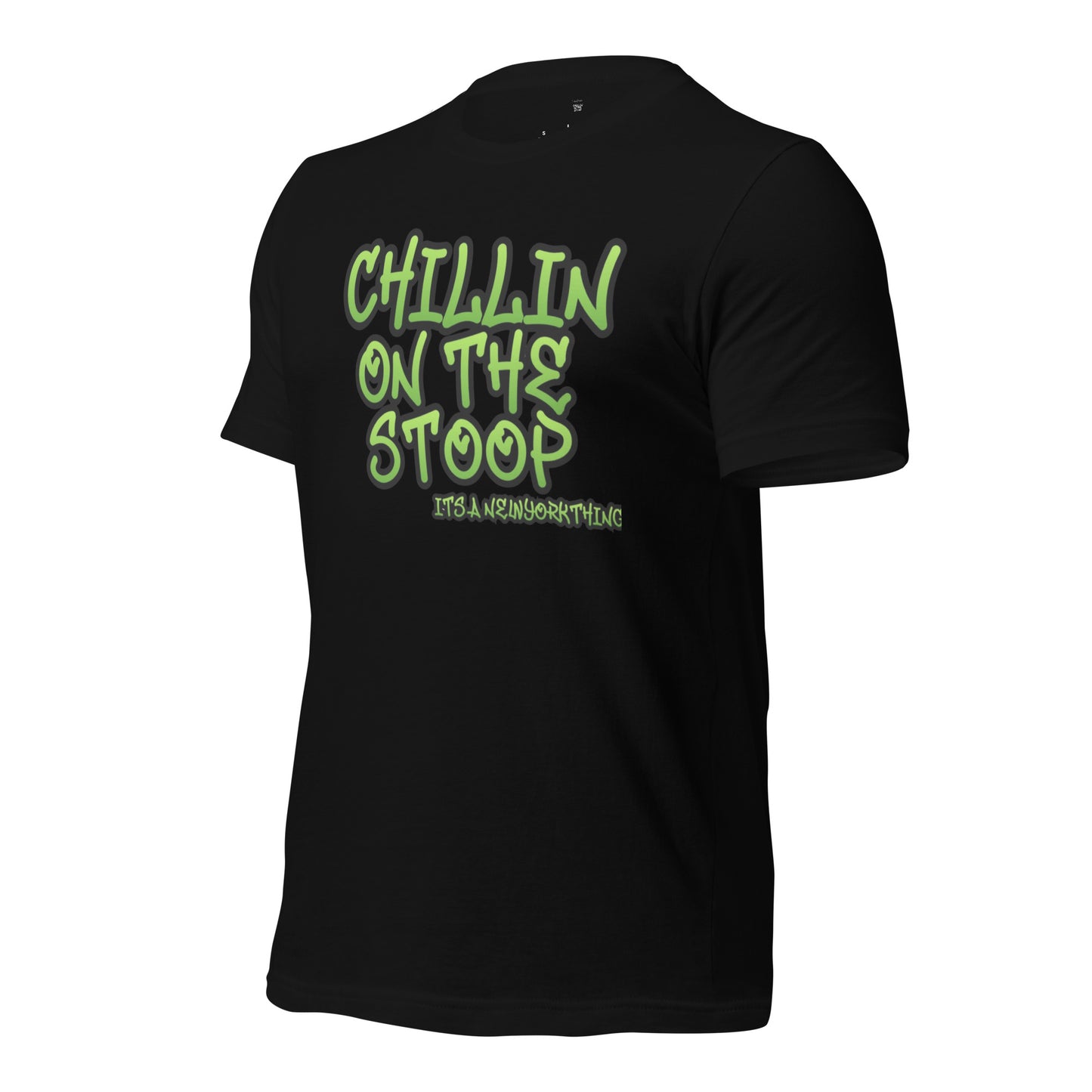 CHILLON ON THE STOOP Unisex t-shirt