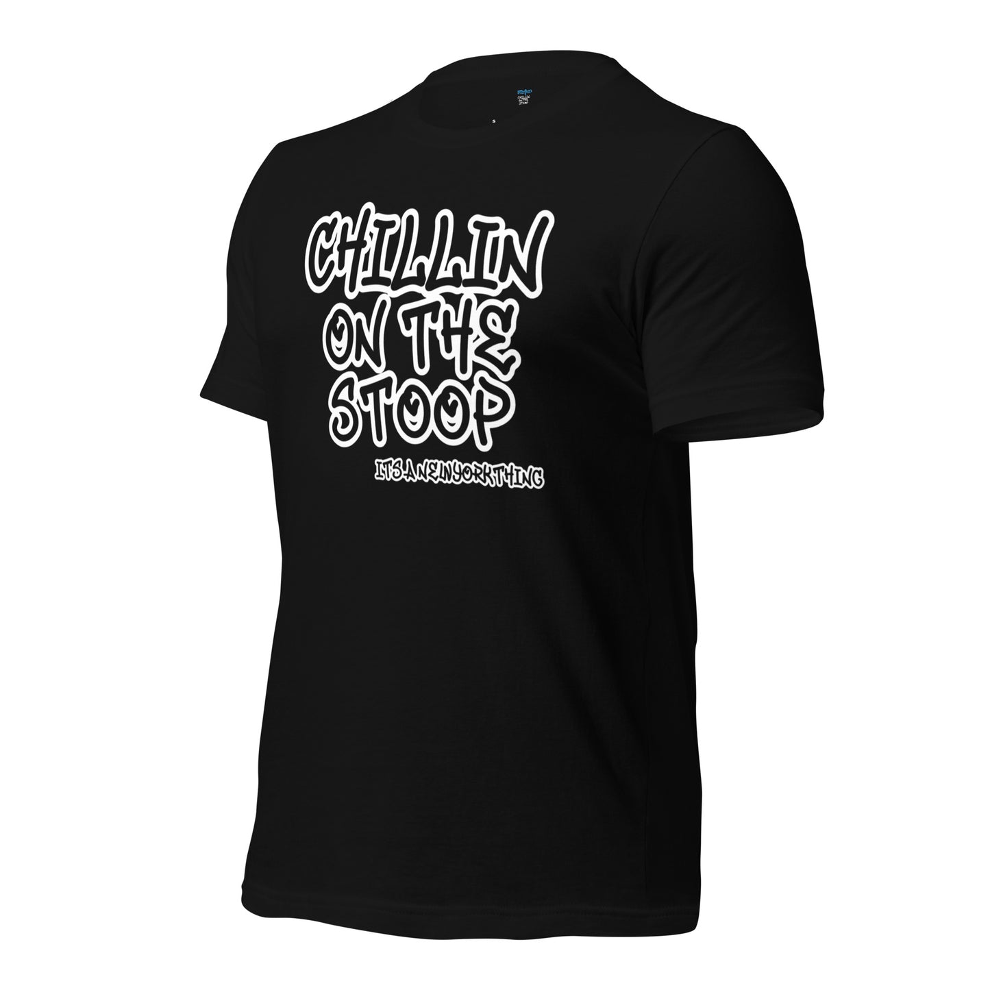 #1 CHILLIN ON THE STOOP Unisex t-shirt in different colors