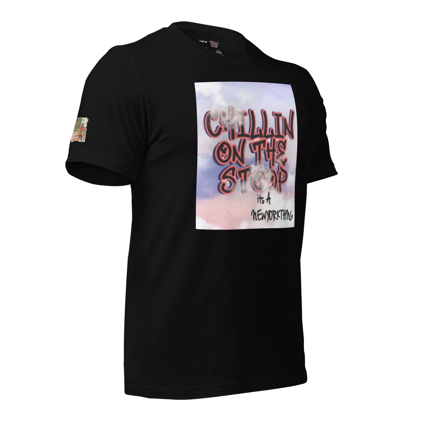 #44 CHILLIN ON THE STOOP sky is the limit Unisex t-shirt