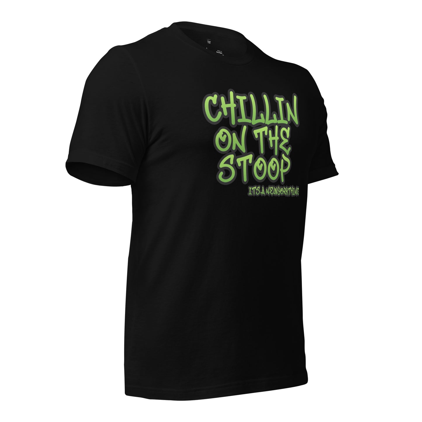 CHILLON ON THE STOOP Unisex t-shirt