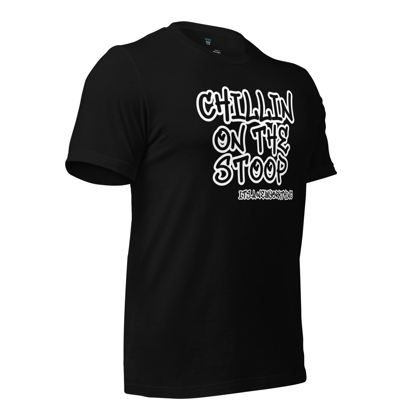 #1 CHILLIN ON THE STOOP Unisex t-shirt in different colors
