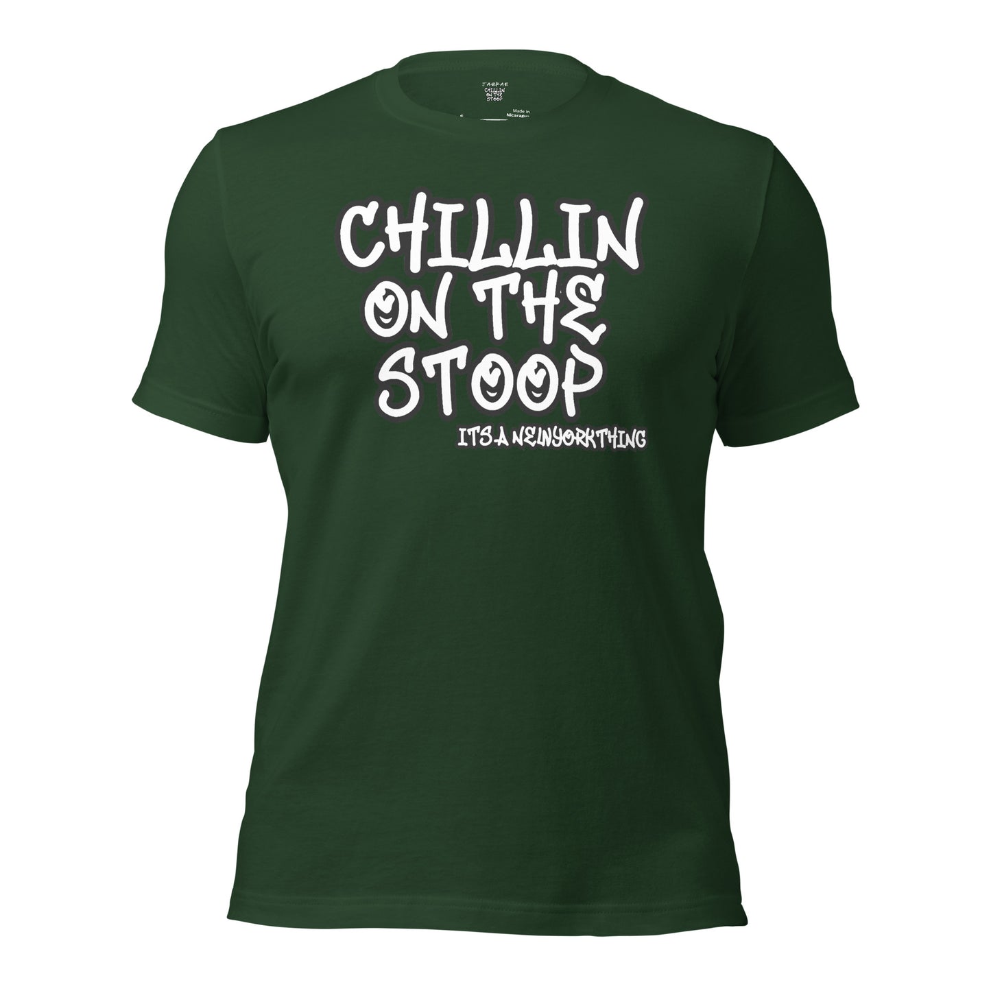 CHILLIN ON THE STOOP Unisex t-shirt different color tees