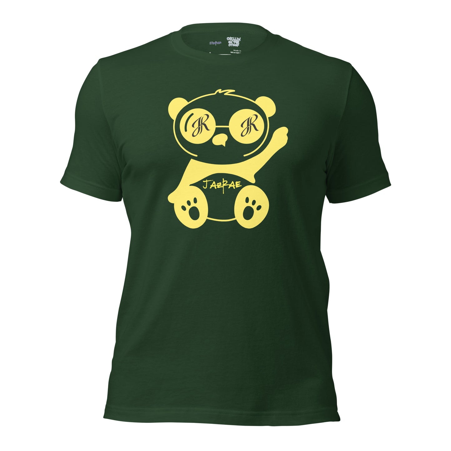 JAZRAE Panda Unisex t-shirt in different colors