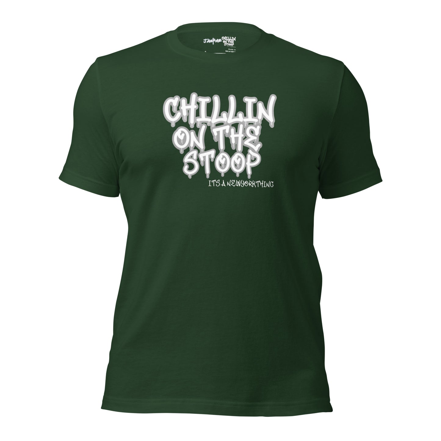 CHILLIN ON THE STOOP Unisex t-shirt