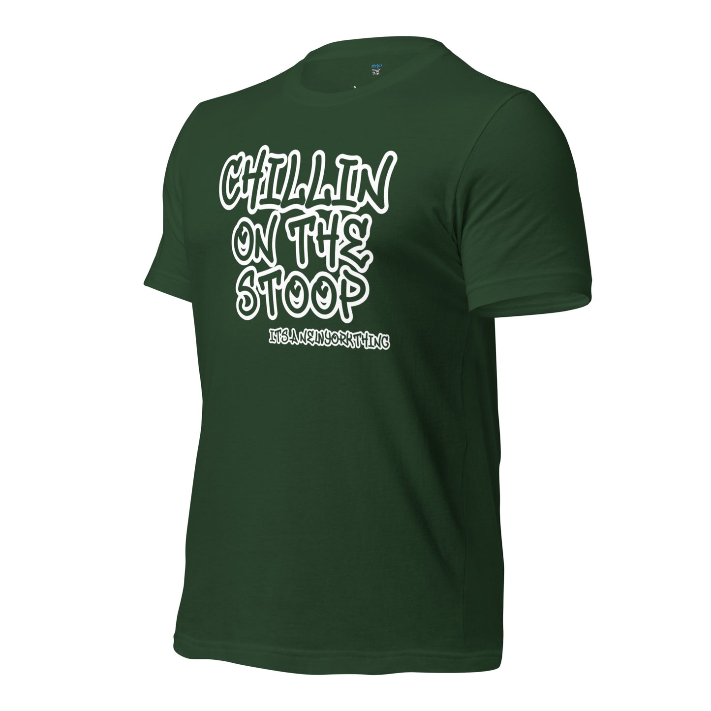 #1 CHILLIN ON THE STOOP Unisex t-shirt in different colors
