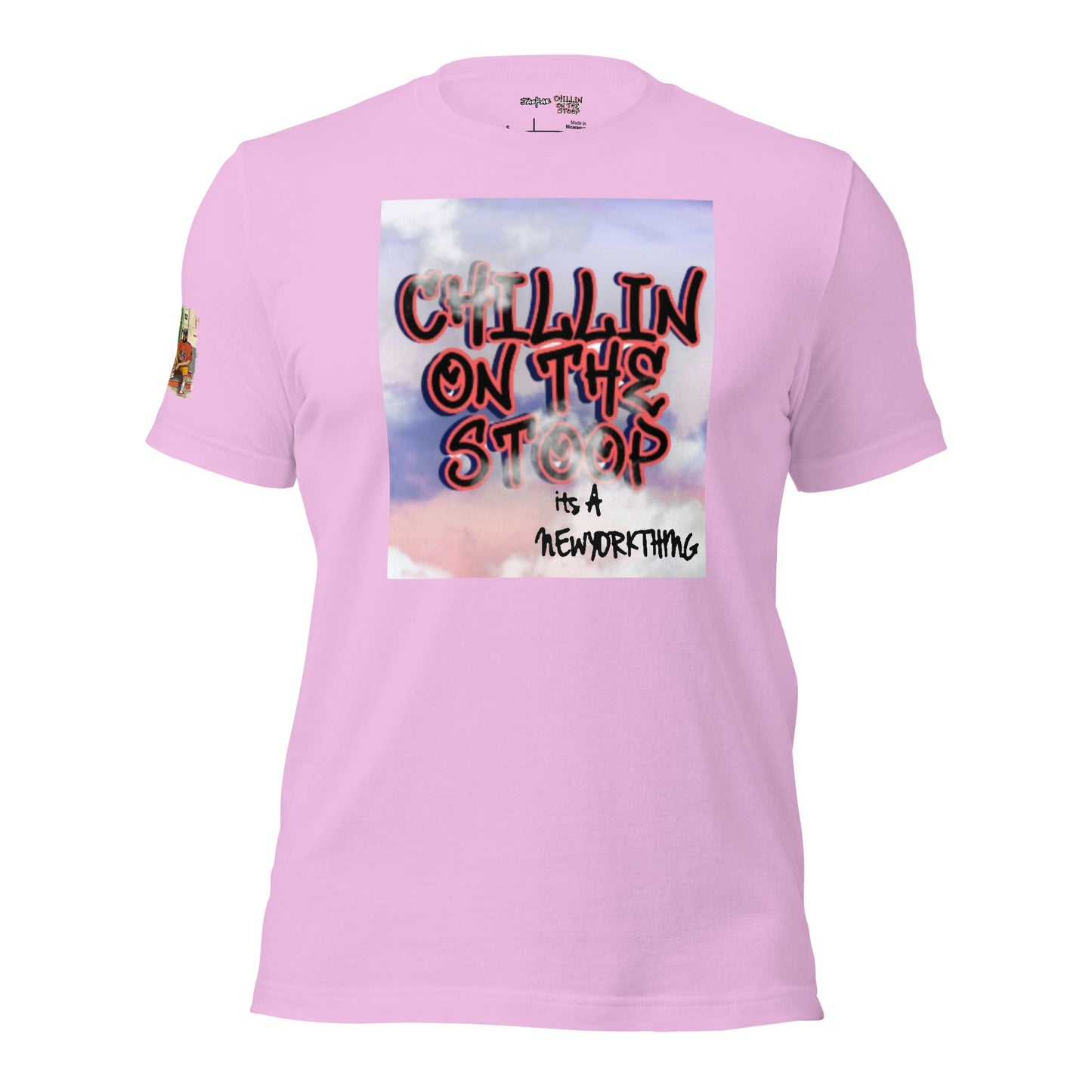 #44 CHILLIN ON THE STOOP sky is the limit Unisex t-shirt