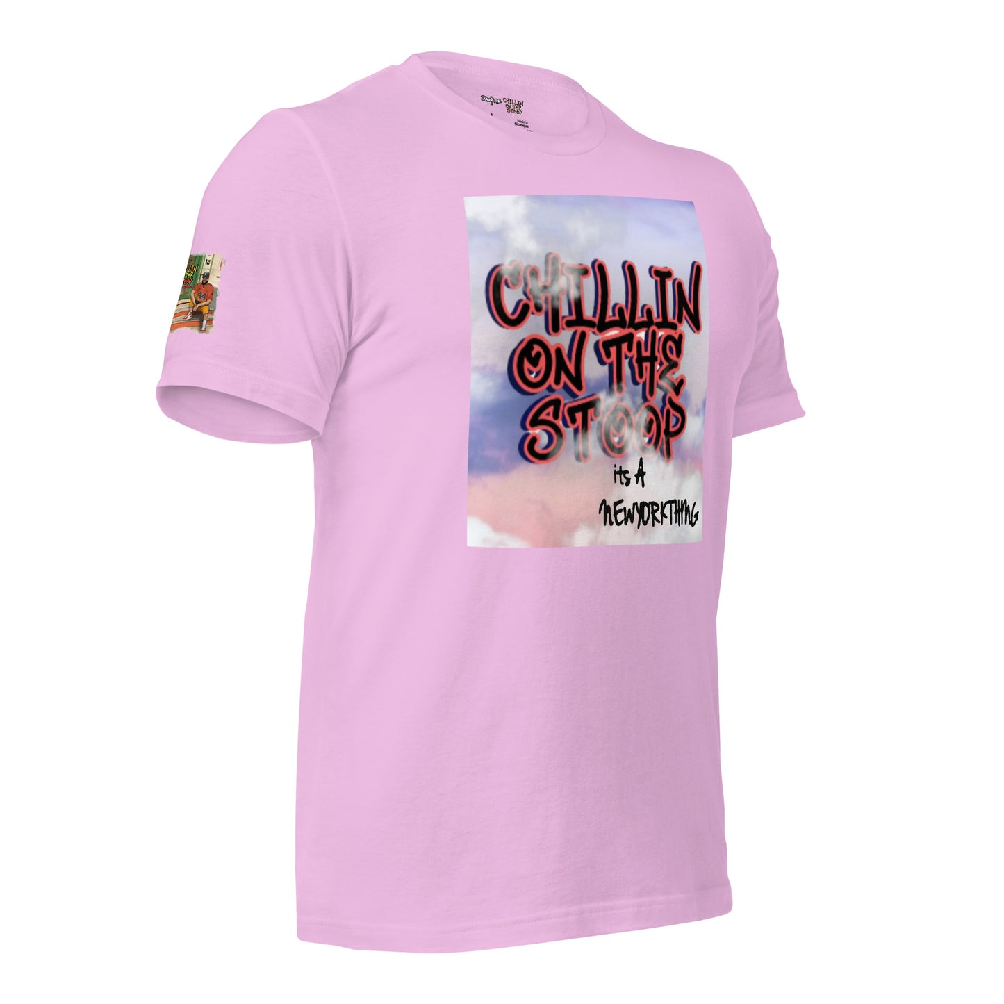 #44 CHILLIN ON THE STOOP sky is the limit Unisex t-shirt