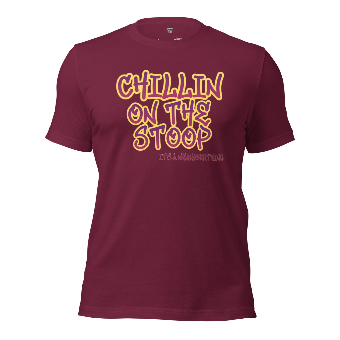 CHILLIN ON THE STOOP Unisex t-shirt