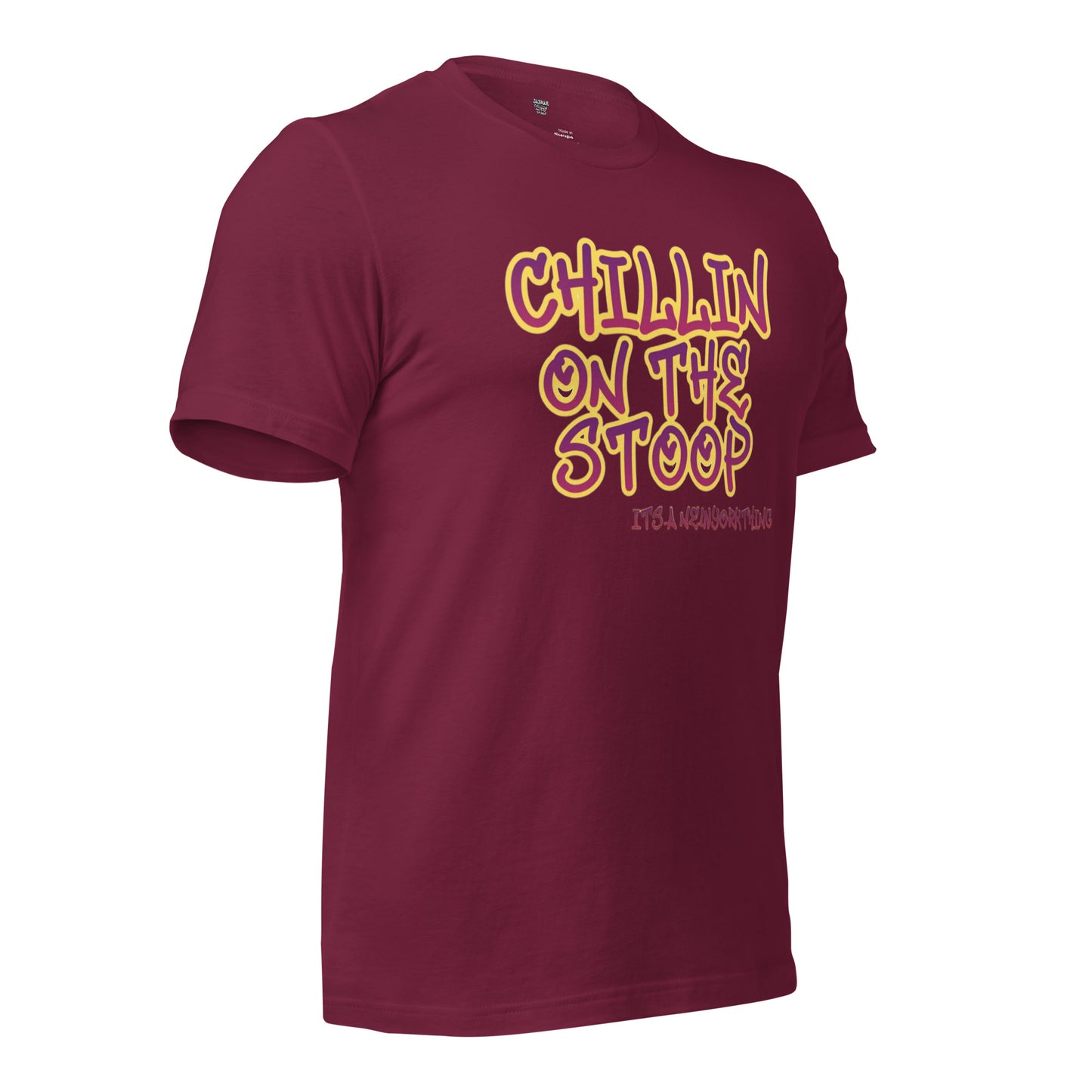CHILLIN ON THE STOOP Unisex t-shirt