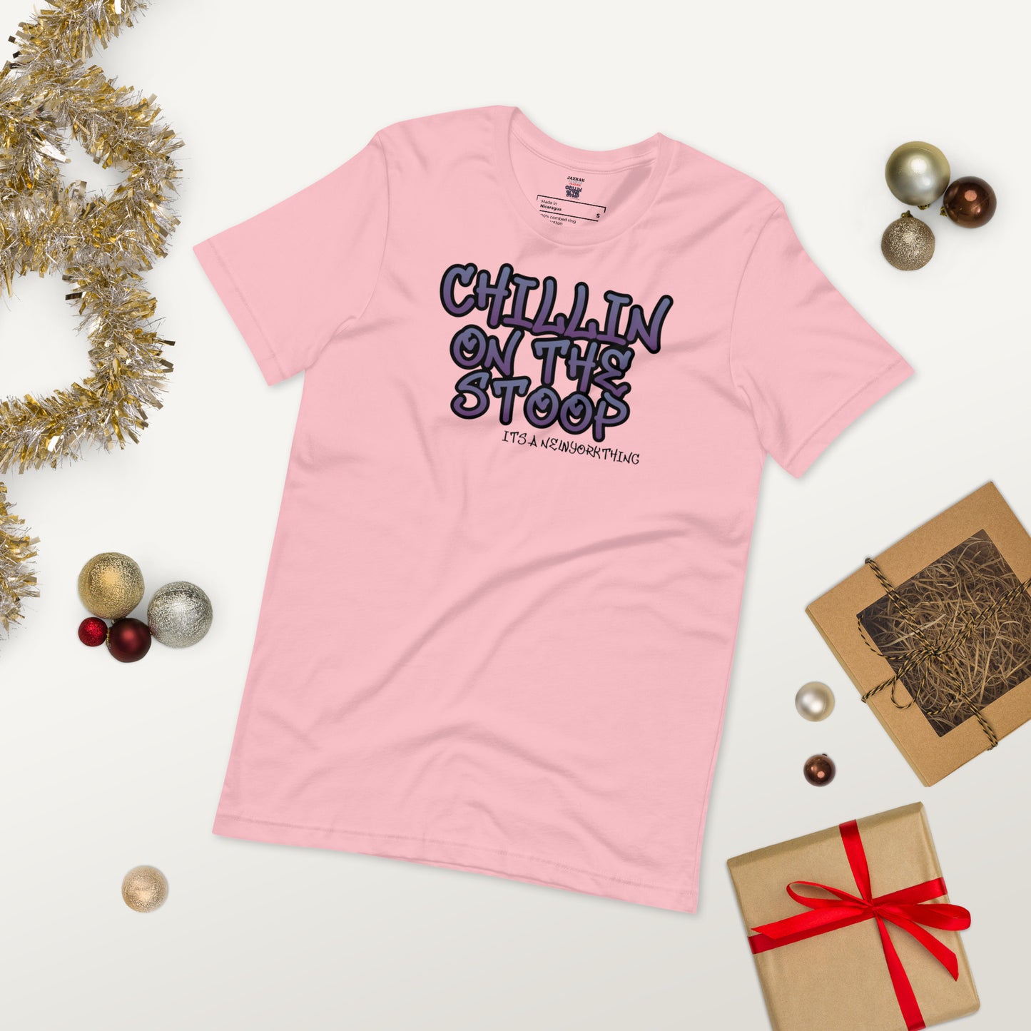 CHILLIN ON THE STOOP Unisex t-shirt