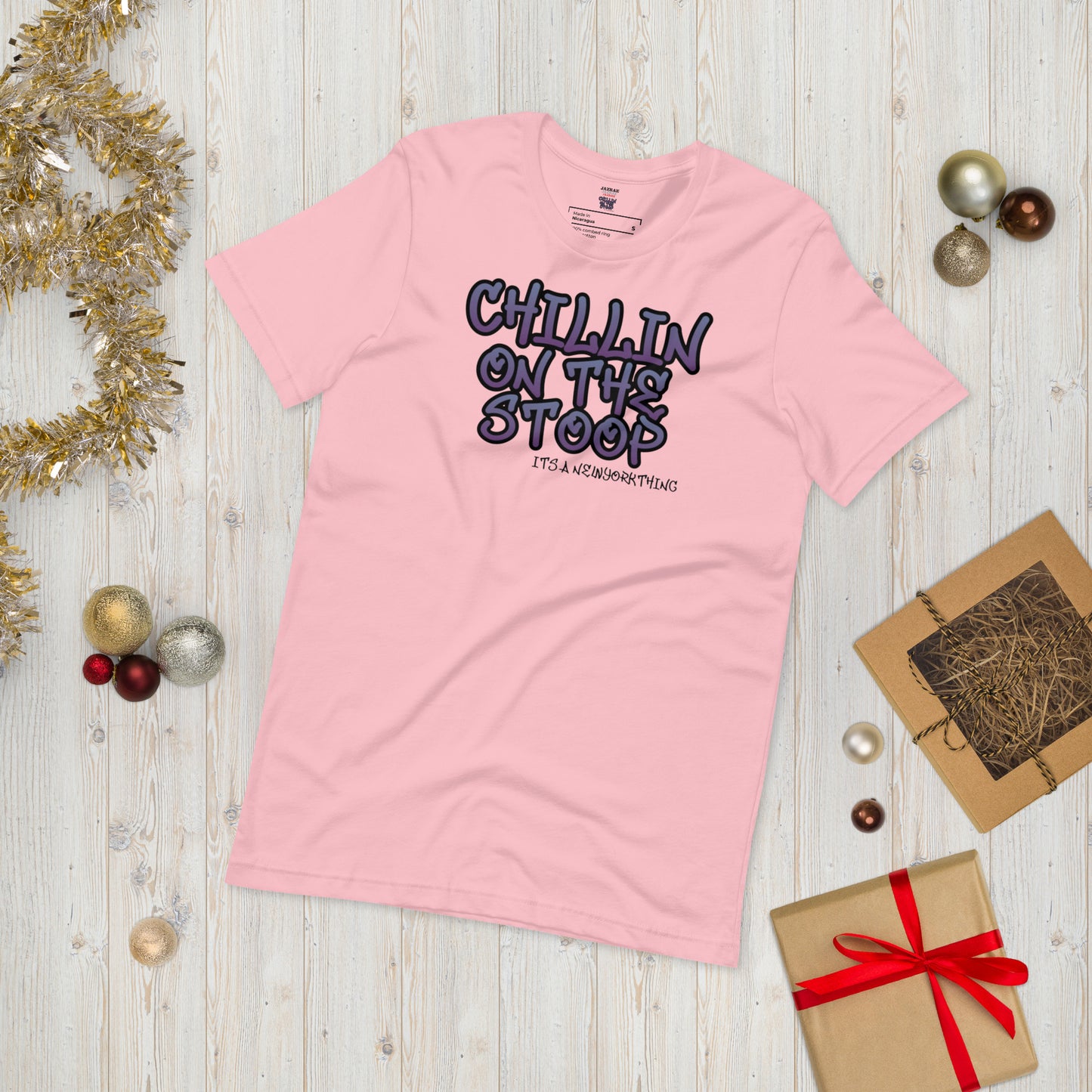 CHILLIN ON THE STOOP Unisex t-shirt