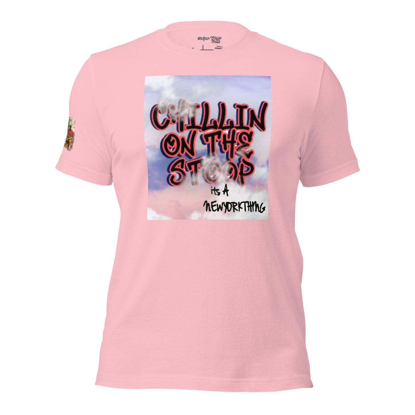 #44 CHILLIN ON THE STOOP sky is the limit Unisex t-shirt