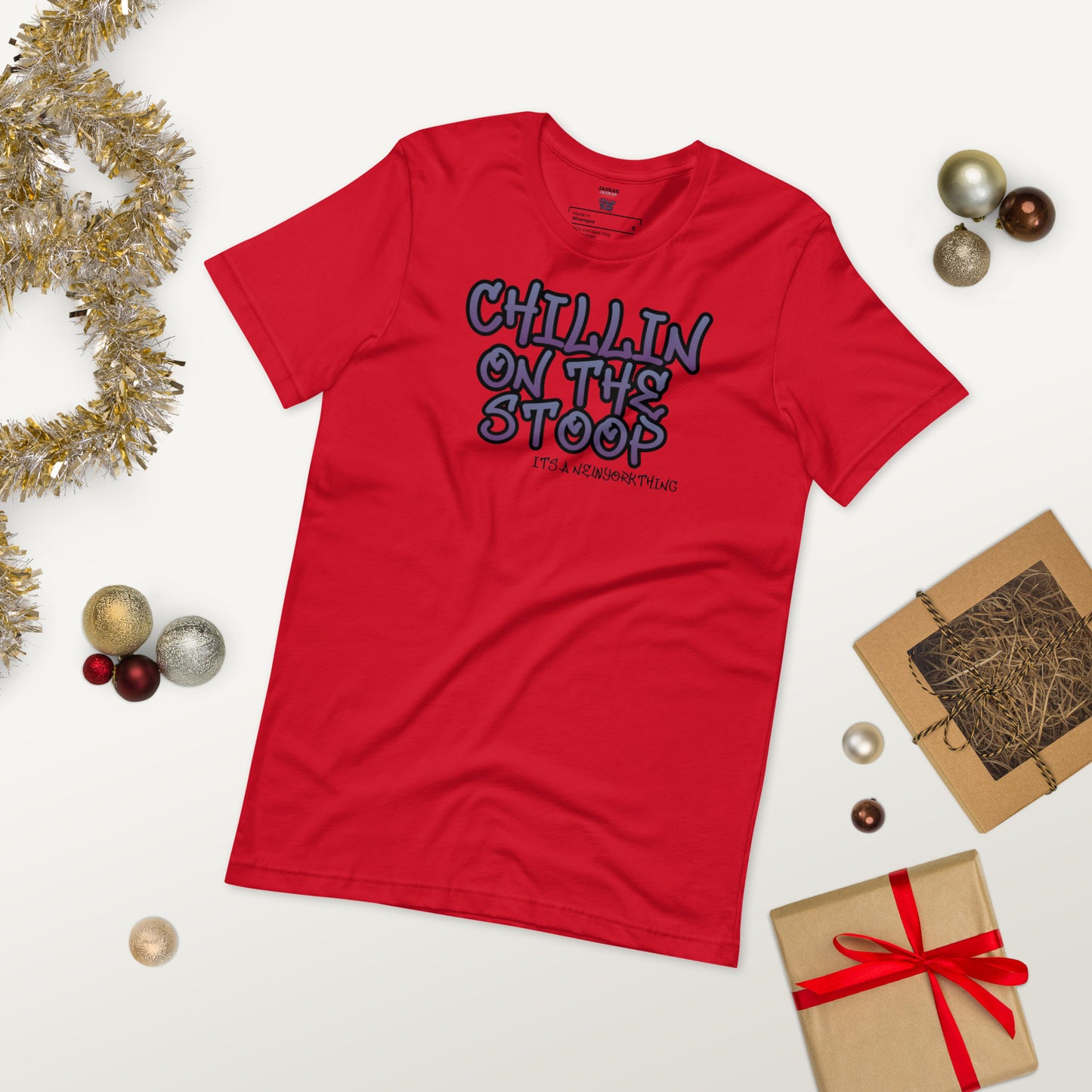 CHILLIN ON THE STOOP Unisex t-shirt