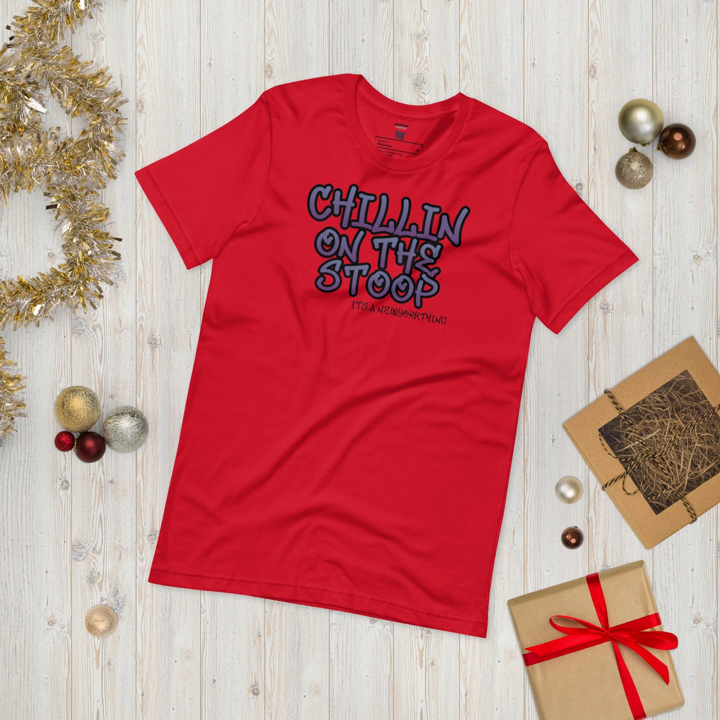 CHILLIN ON THE STOOP Unisex t-shirt