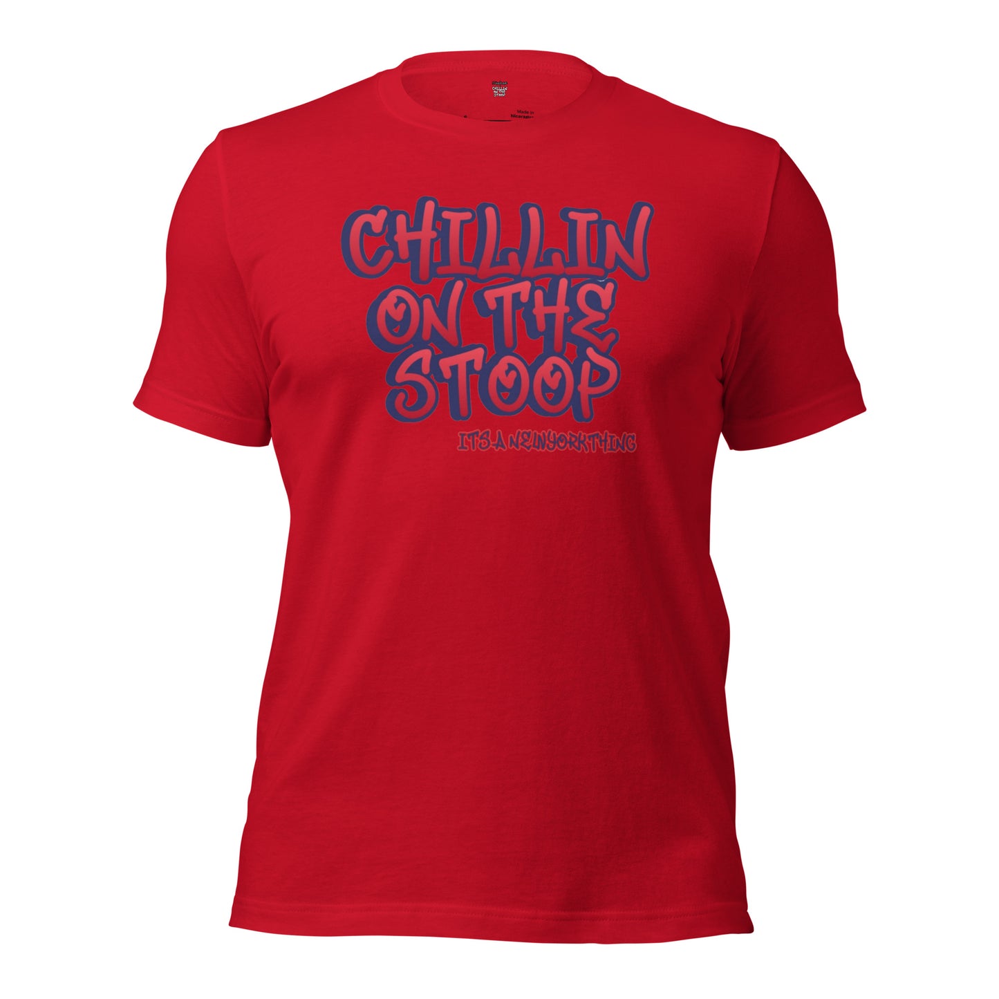 CHILLIN ON THE STOOP Unisex t-shirt