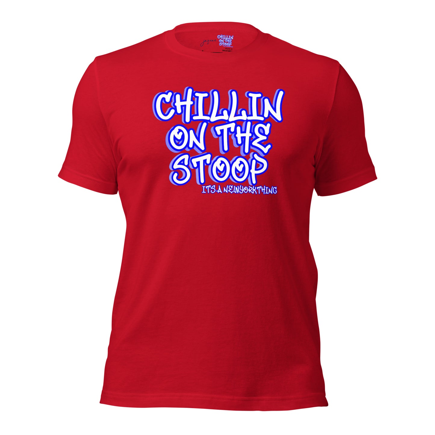 CHILLIN ON THE STOOP Unisex t-shirt